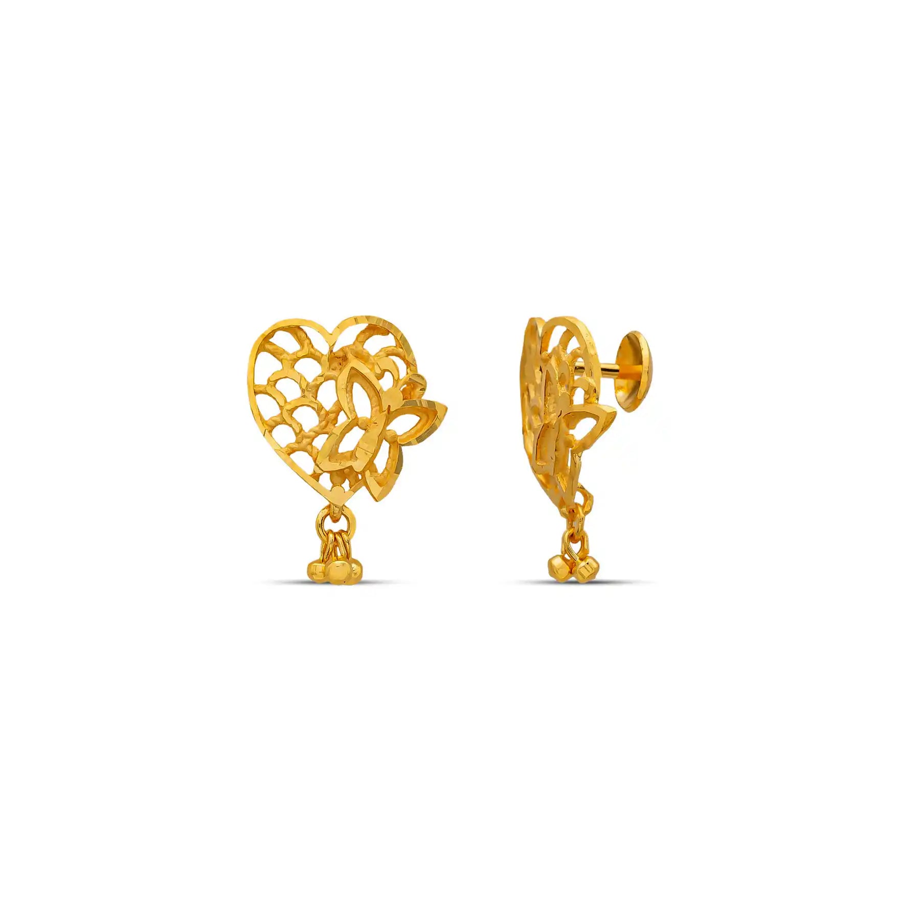 GOLDEN HANGING STUD PGHST348-001