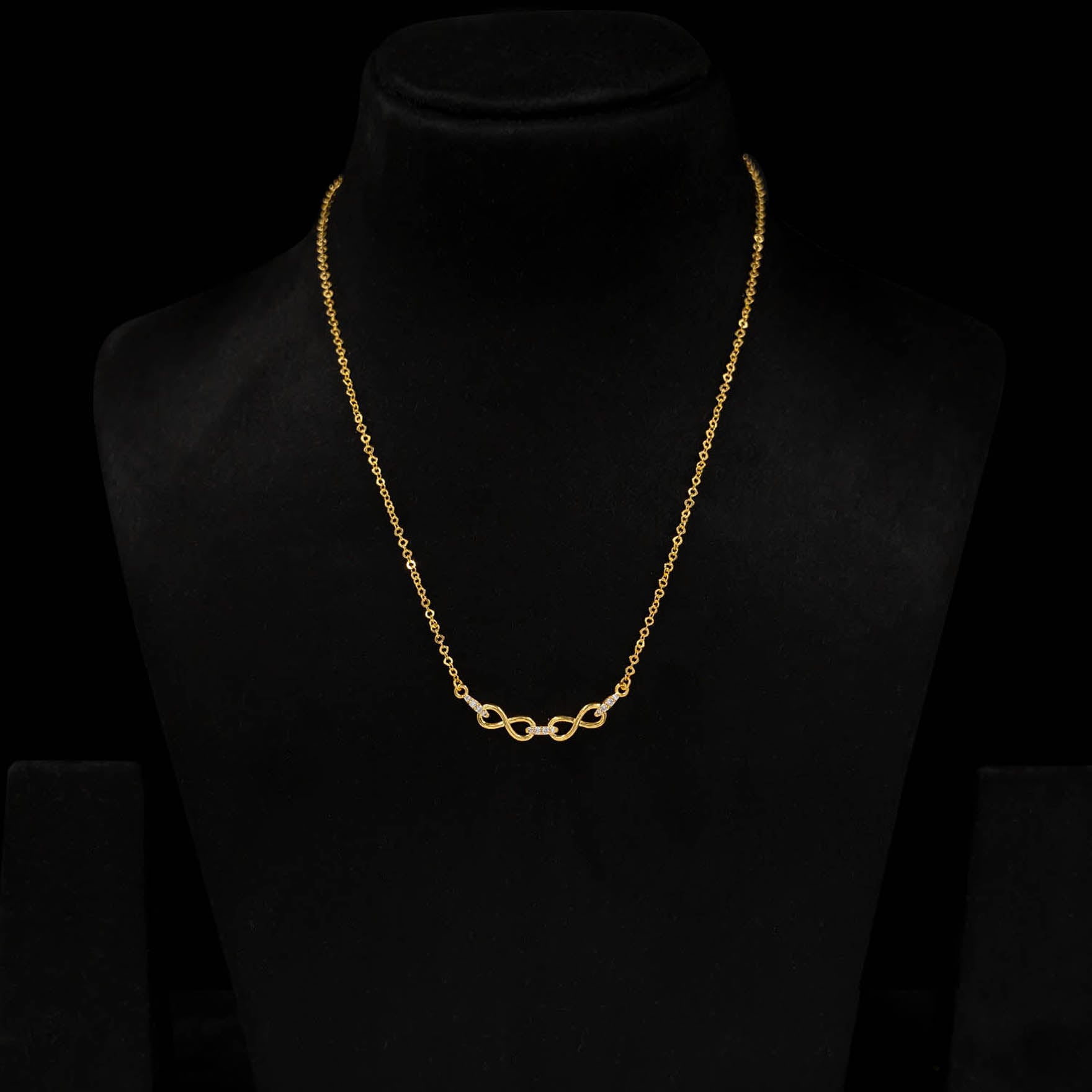 layered chain necklace at parakkat jewels