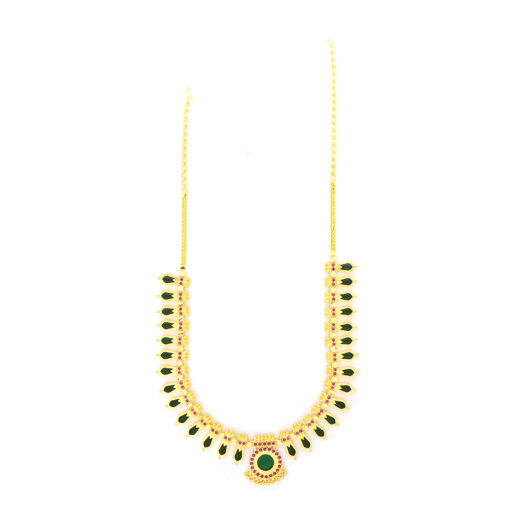 STONE PALAKKA NECKLACE PSPKNNG4-0921