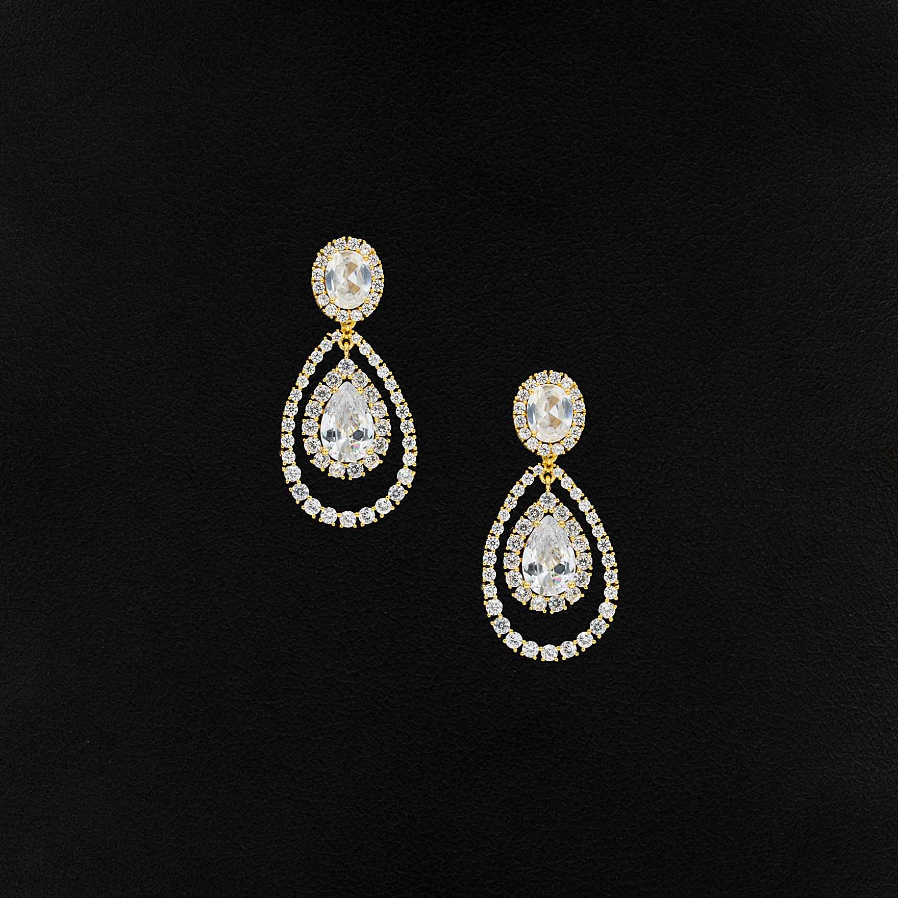 PREMIUM STONE NECKLACE SHORT WITH STUD PMSNS17W-009, PMSHST28W-082