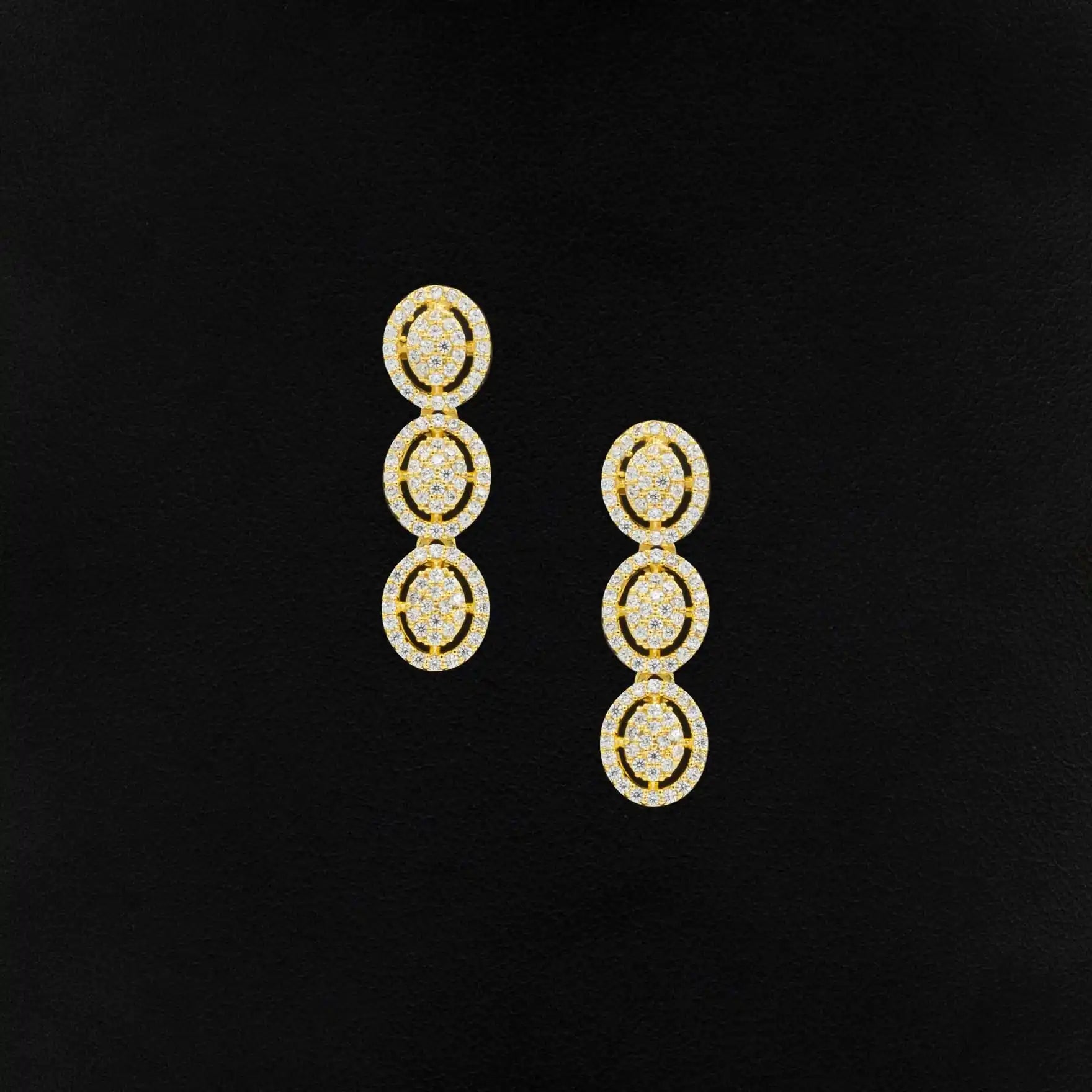 PREMIUM STONE NECKLACE SHORT WITH STUD PMSNS11W-009, PMSHST21W-022