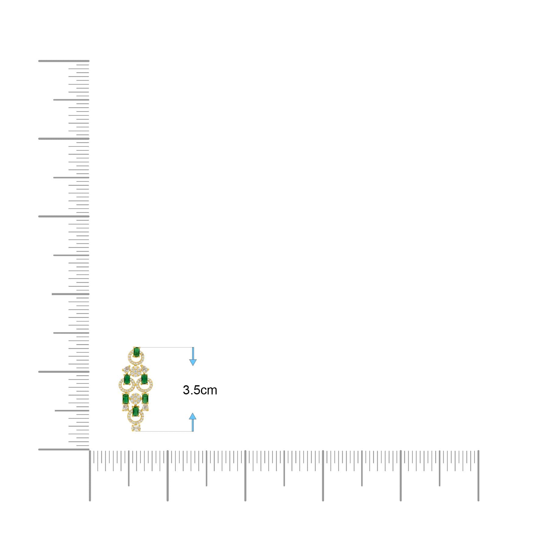 PREMIUM STONE NECKLACE SHORT WITH STUD PMSNS10WG-009, PMSHST14WG-002