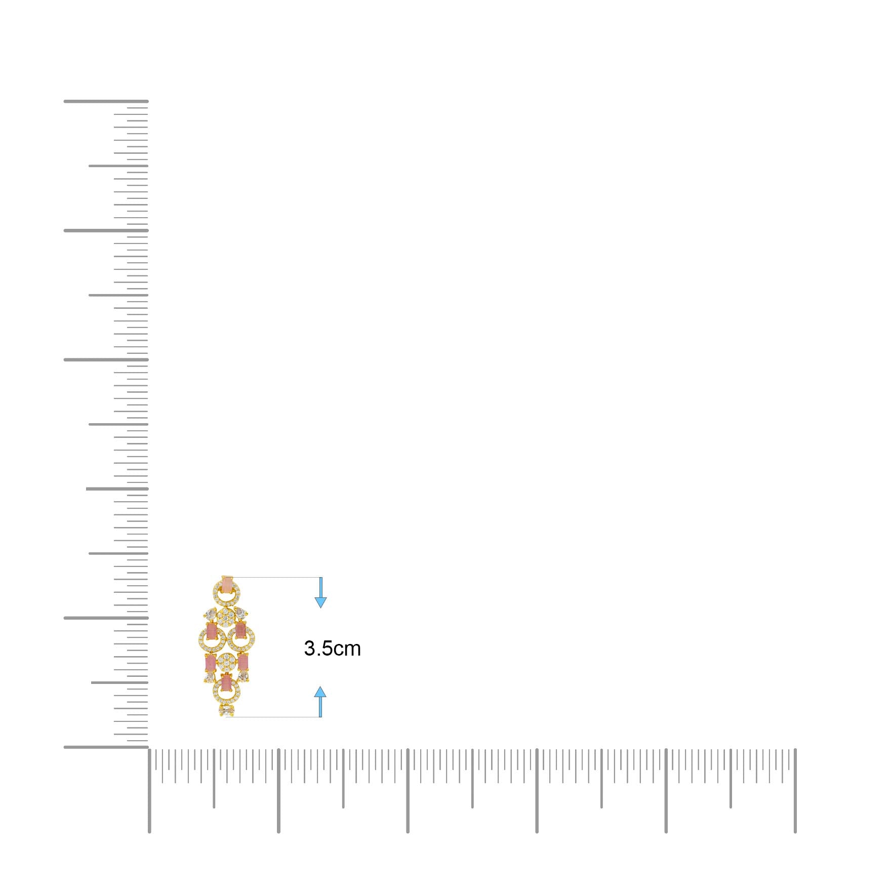 PREMIUM STONE NECKLACE SHORT WITH STUD PMSNS10WPN-009, PMSHST14WPN-002