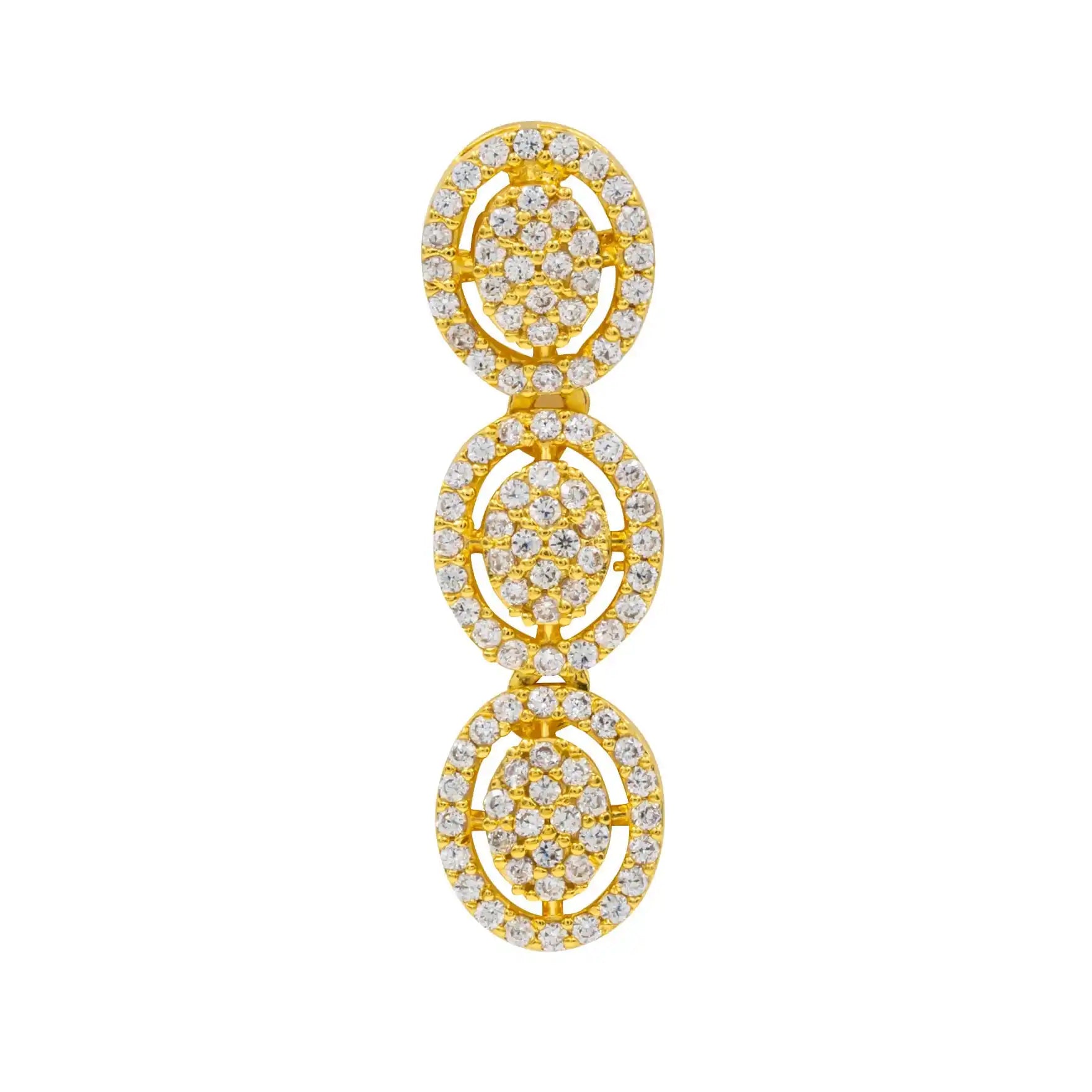 PREMIUM STONE NECKLACE SHORT WITH STUD PMSNS11W-009, PMSHST21W-022