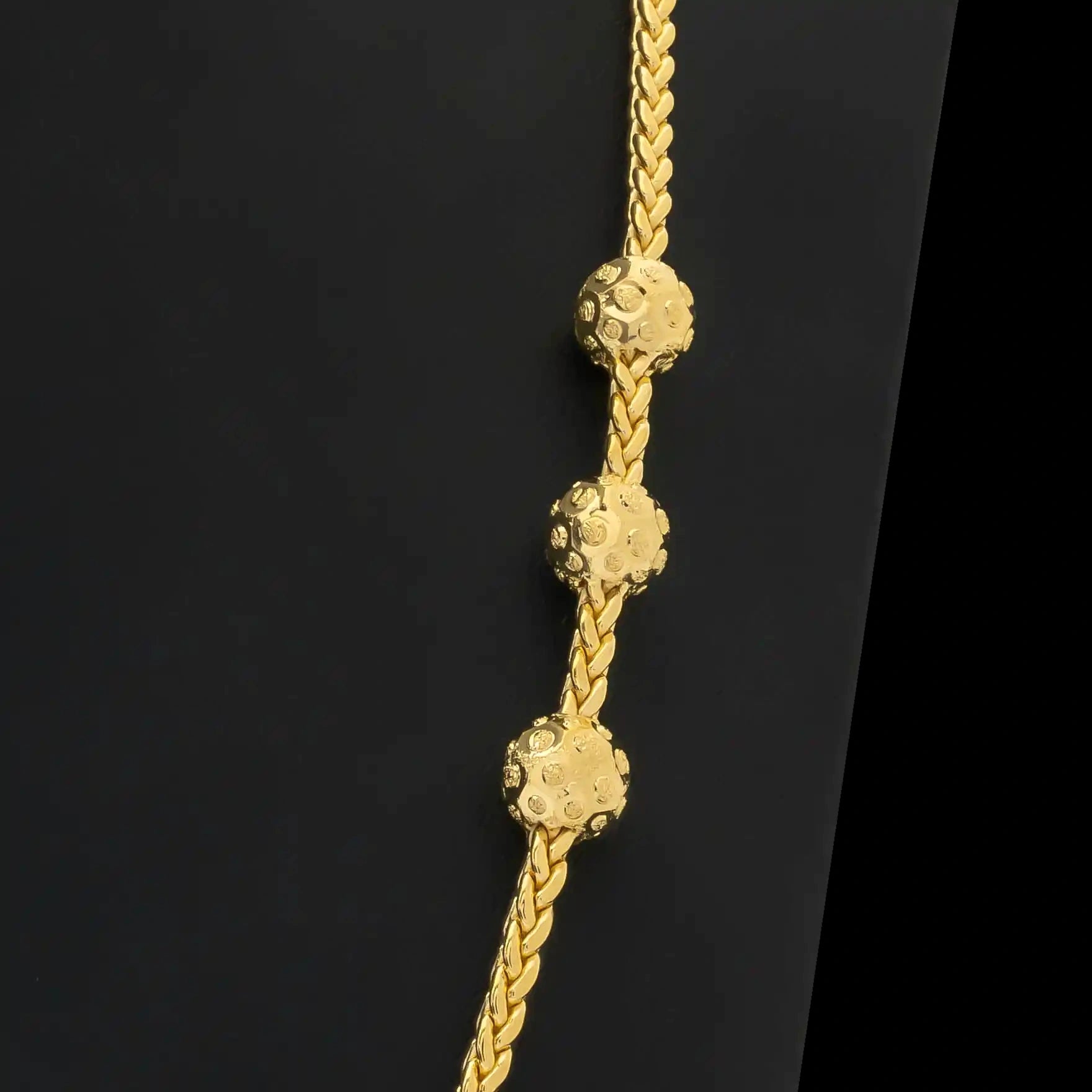 Snake Round Slim Chain Mop Gold Layered