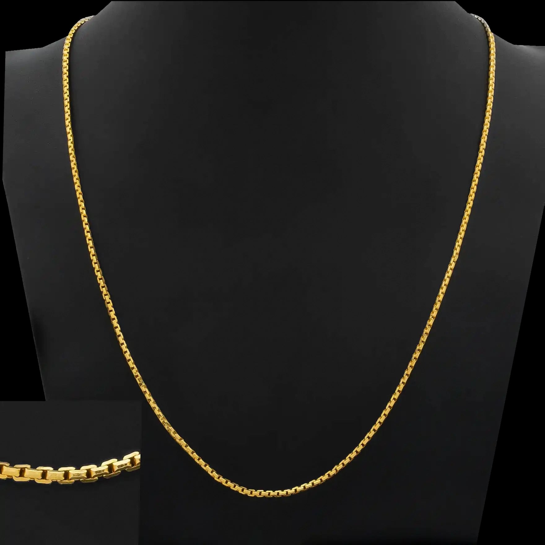 Box Fine Round Chain Millennium Gold Layered