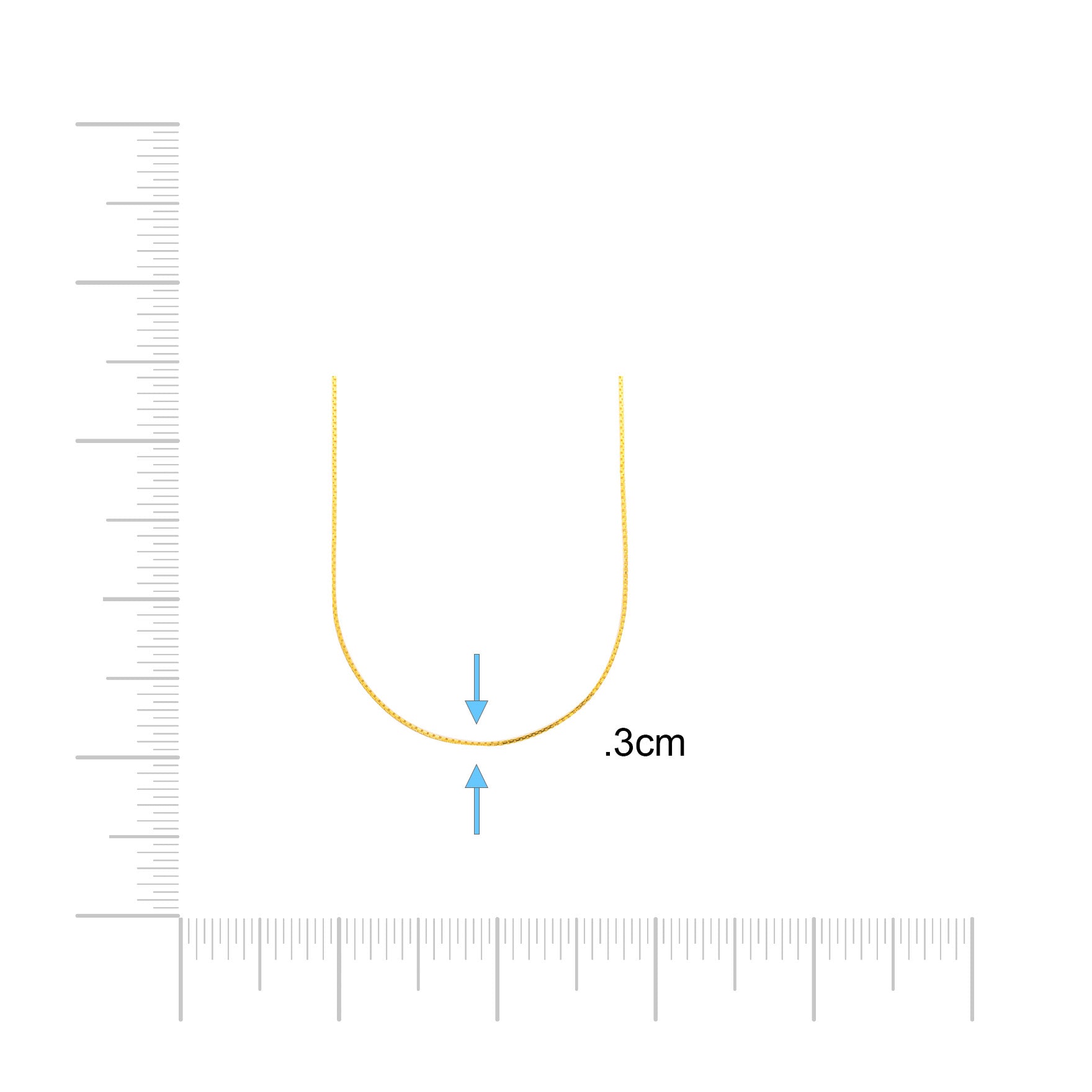 Thin Golden Chain PCM7-052