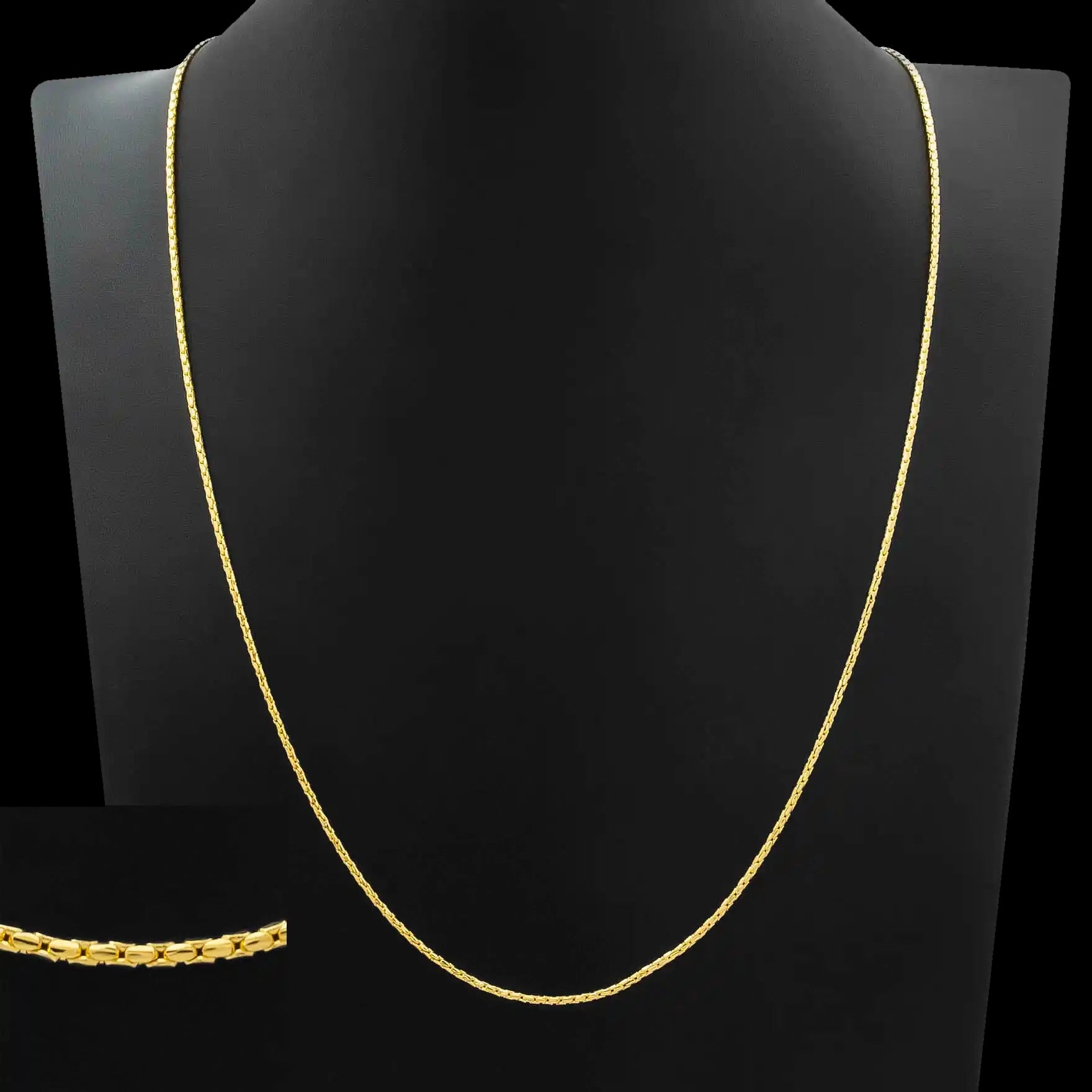 Cable Round Fine Chain Gold Layered