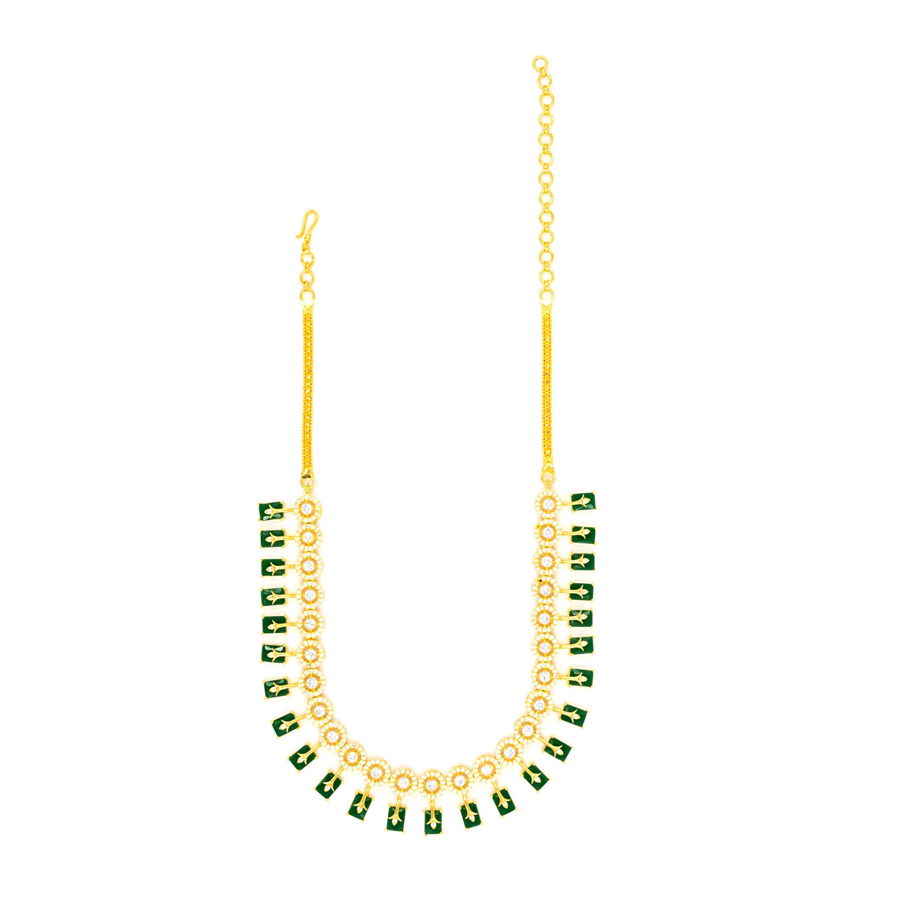 PREMIUM STONE NECKLACE SHORT PMSNS1WG-009, PMSHST10WG-022