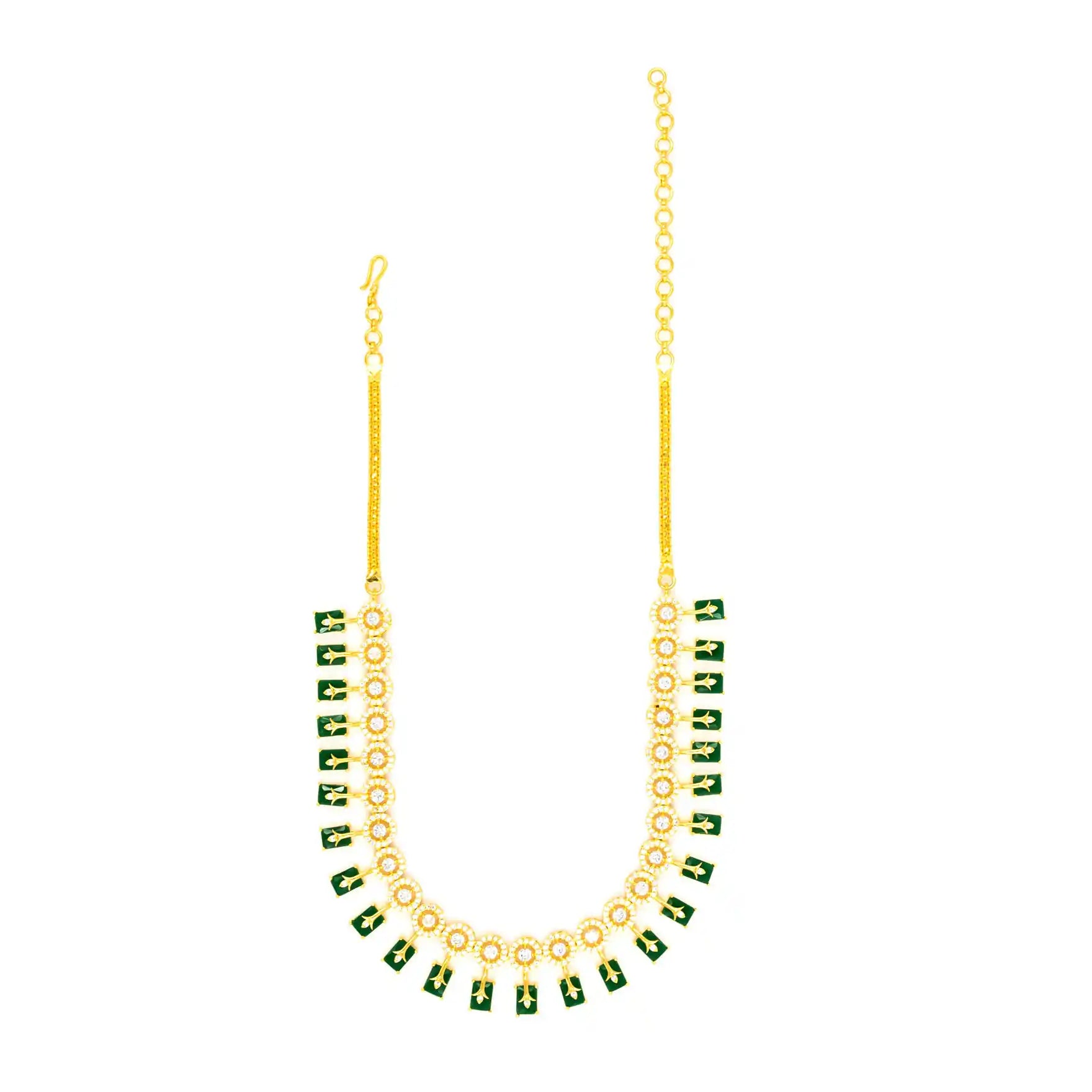 PREMIUM STONE NECKLACE SHORT PMSNS1WG-009, PMSHST10WG-022