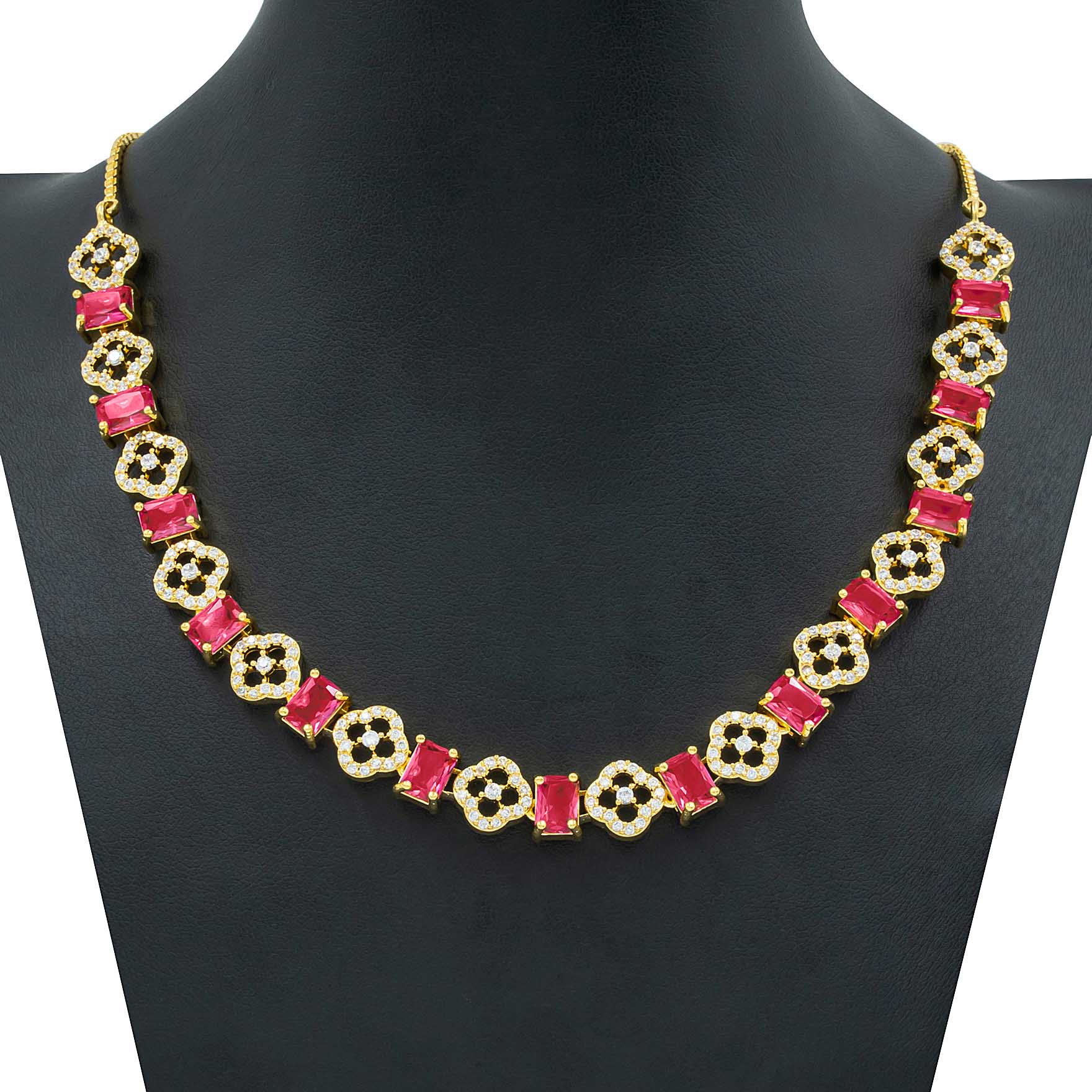 Stone Necklace with Stud PMSNS23WX-007,PMSHST40WX-052