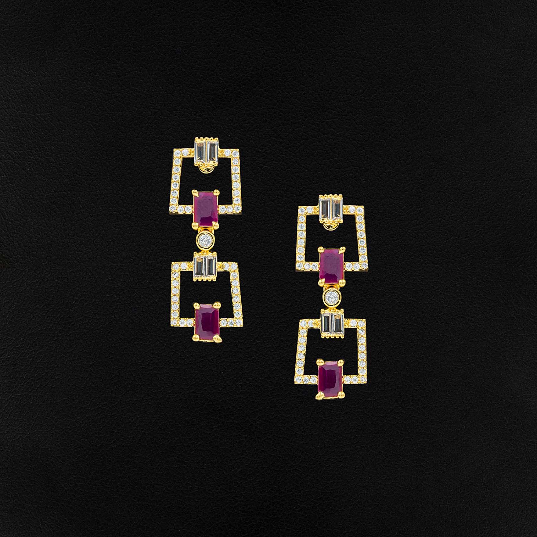 Stone Necklace with Stud PMSNS8WR-007,PMSHST2WR-022