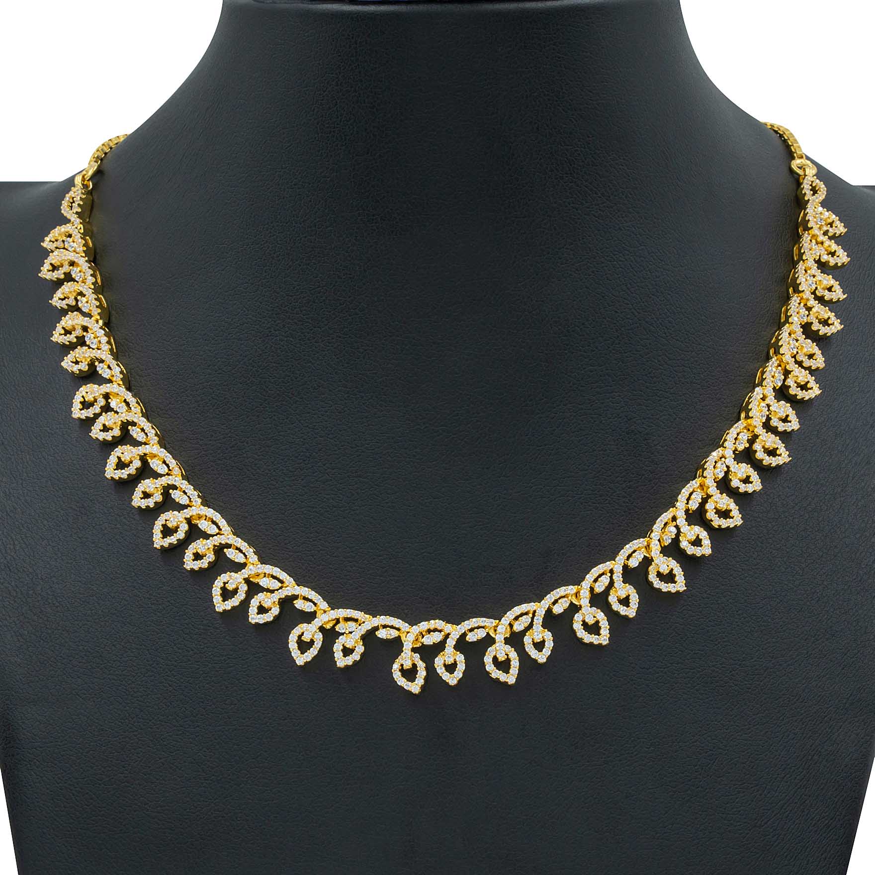 Stone Necklace with Stud PMSNS29W-007,PMSHST44W-022