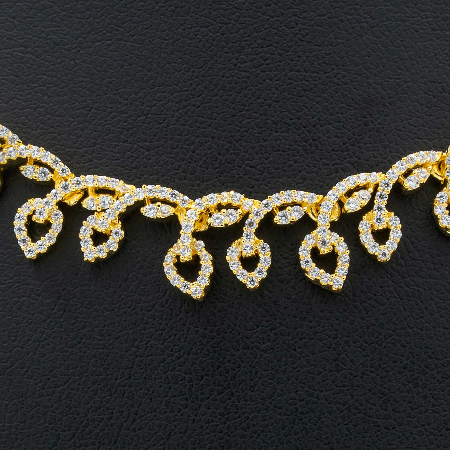 Stone Necklace with Stud PMSNS29W-007,PMSHST44W-022