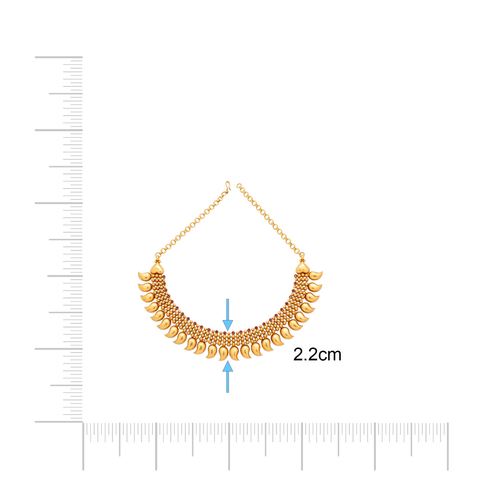 PKT STONE GHERU NECKLACE PSGRNSSR34R-086