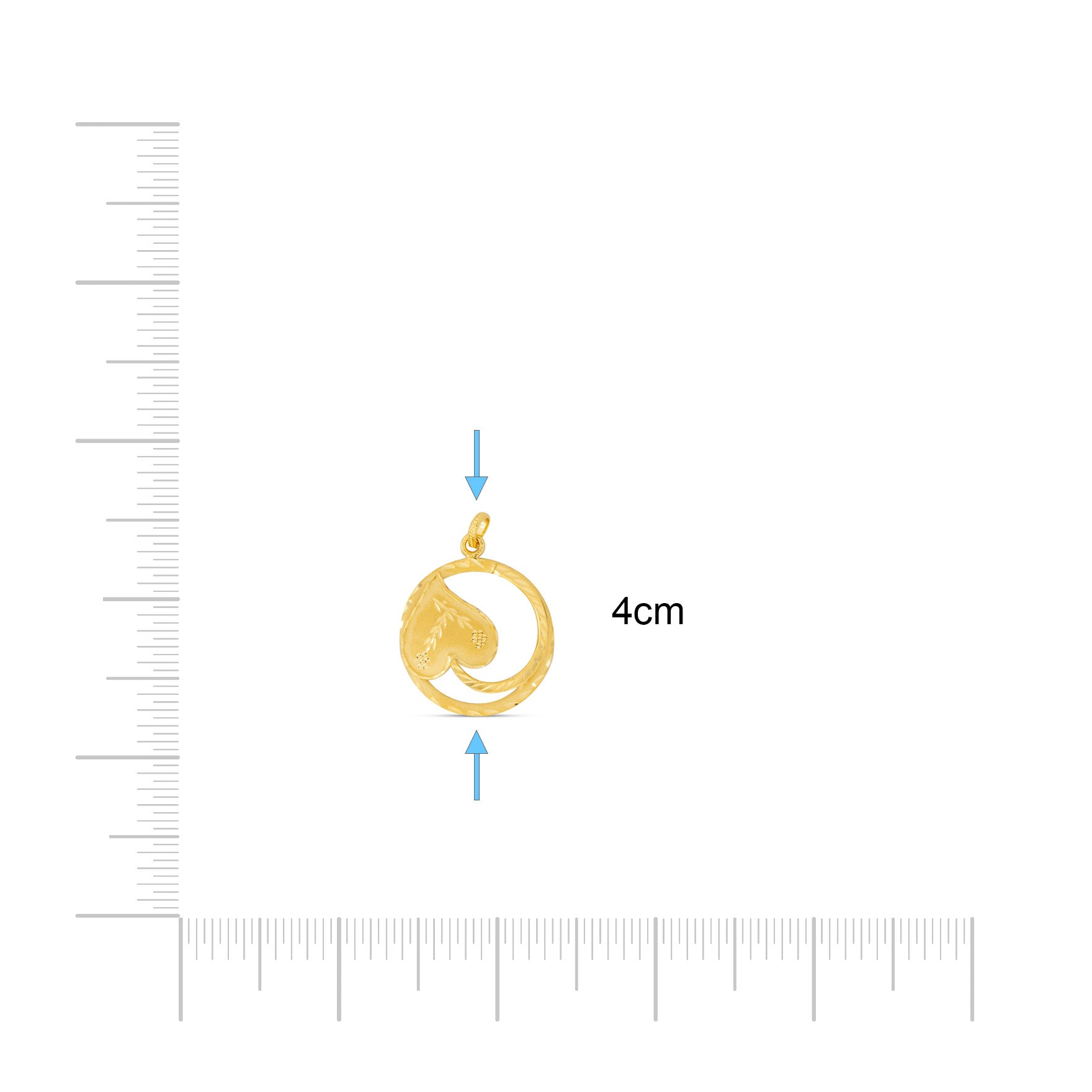 Gold Pendant PGLT34-051