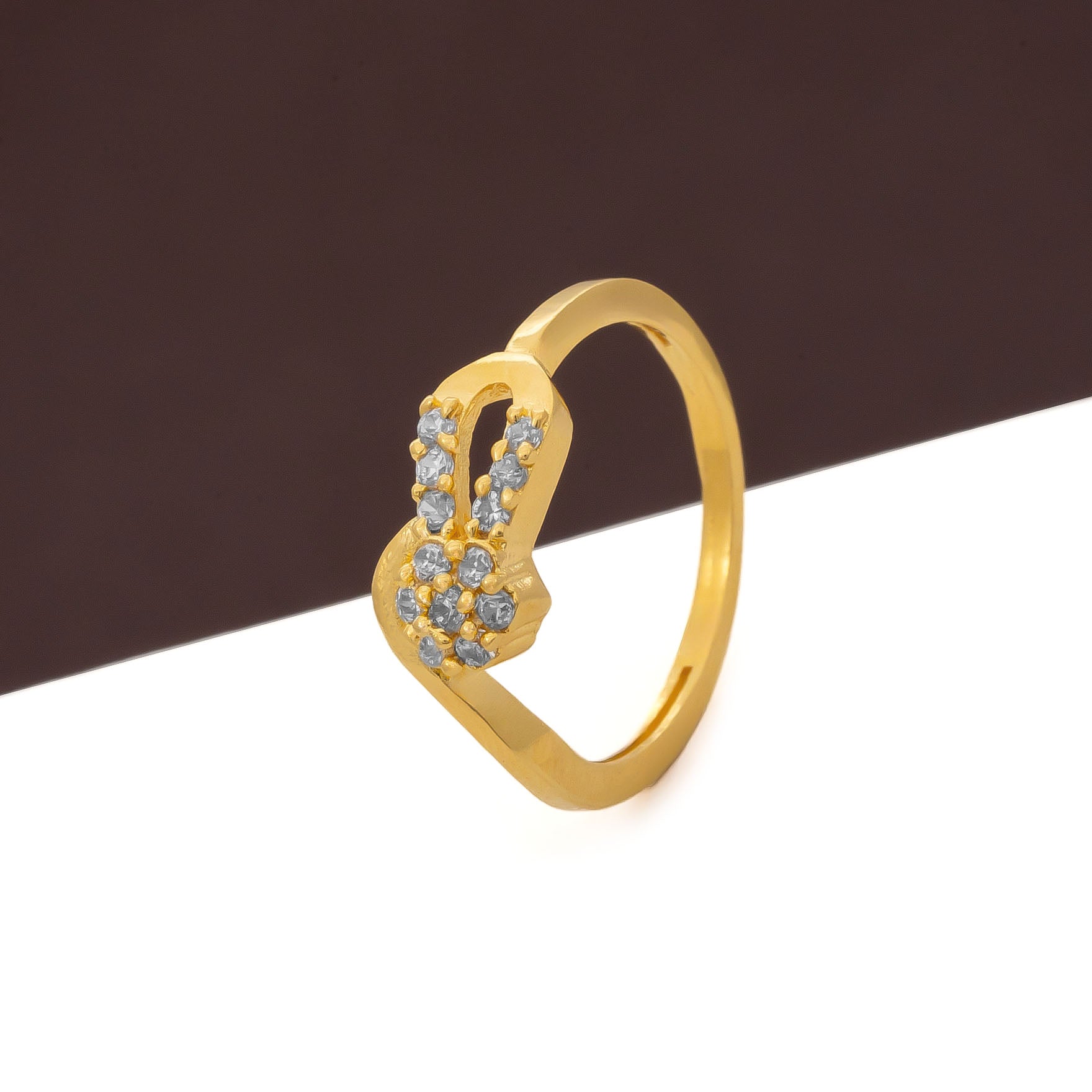 GOLDEN STONE RING PSR192W-021