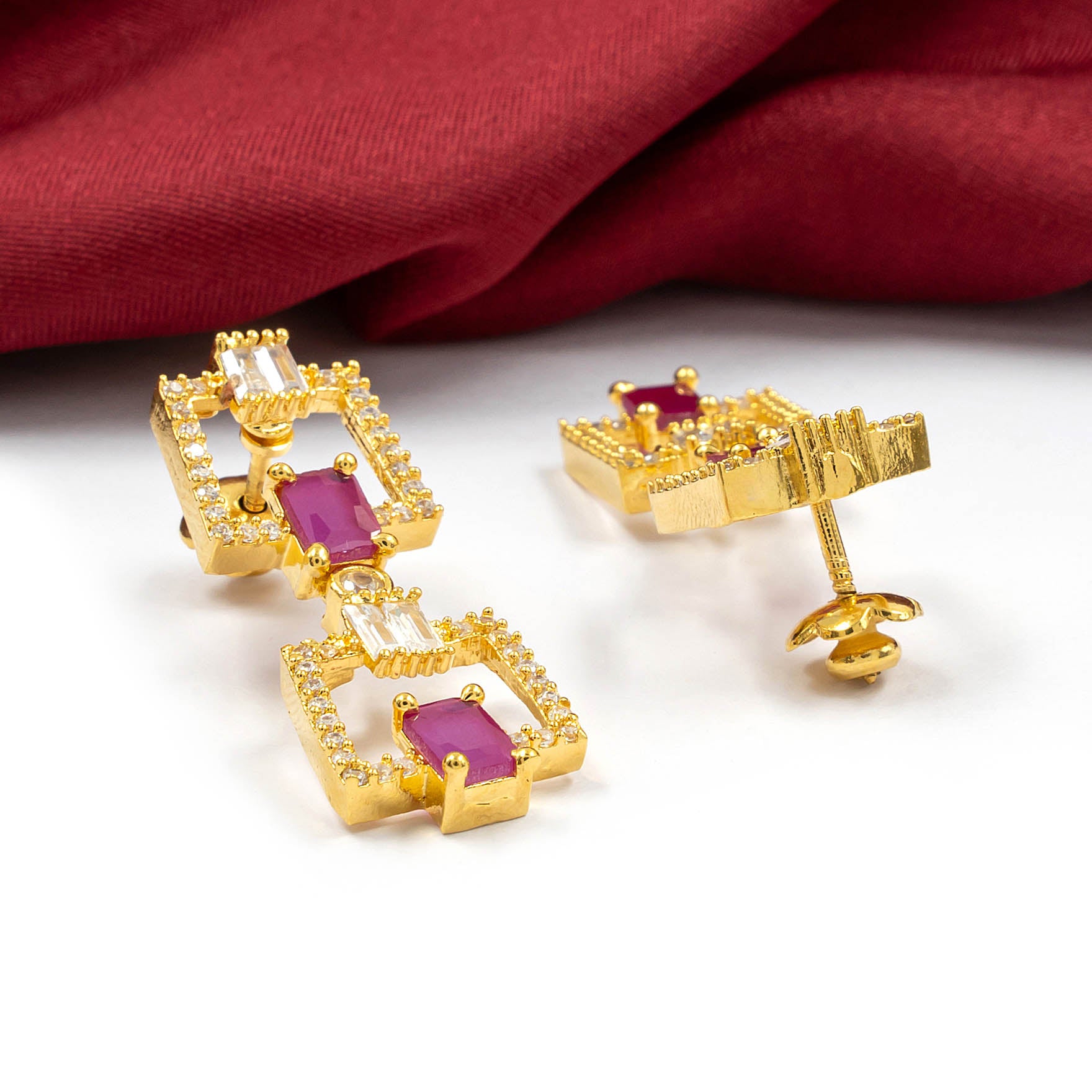 Stone Necklace with Stud PMSNS8WR-007,PMSHST2WR-022