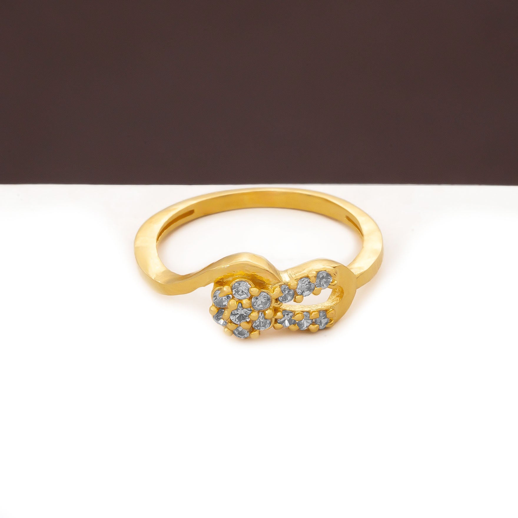 GOLDEN STONE RING PSR192W-021