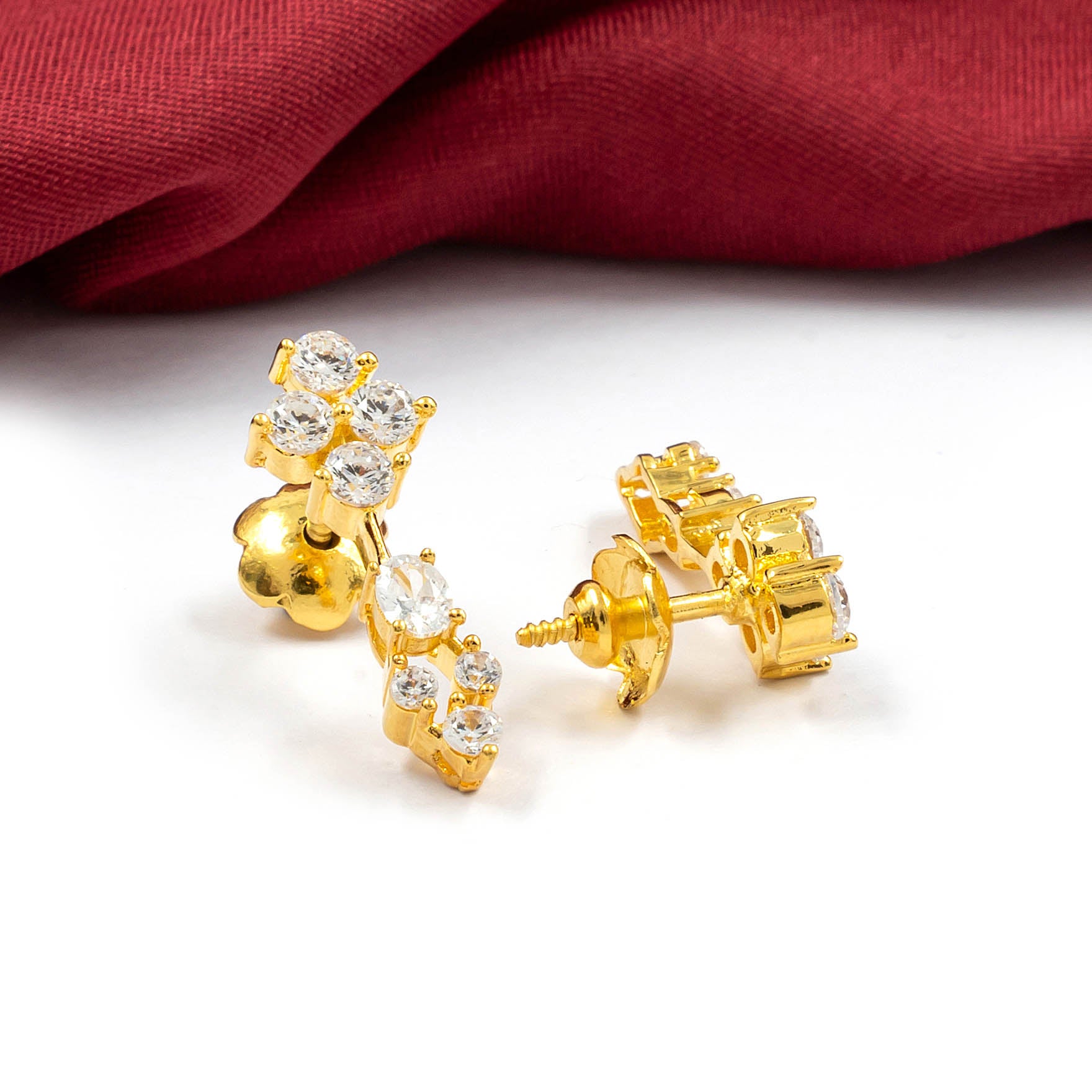 Stone Necklace with Stud PMSNS31W-007,PMSHST7W-022