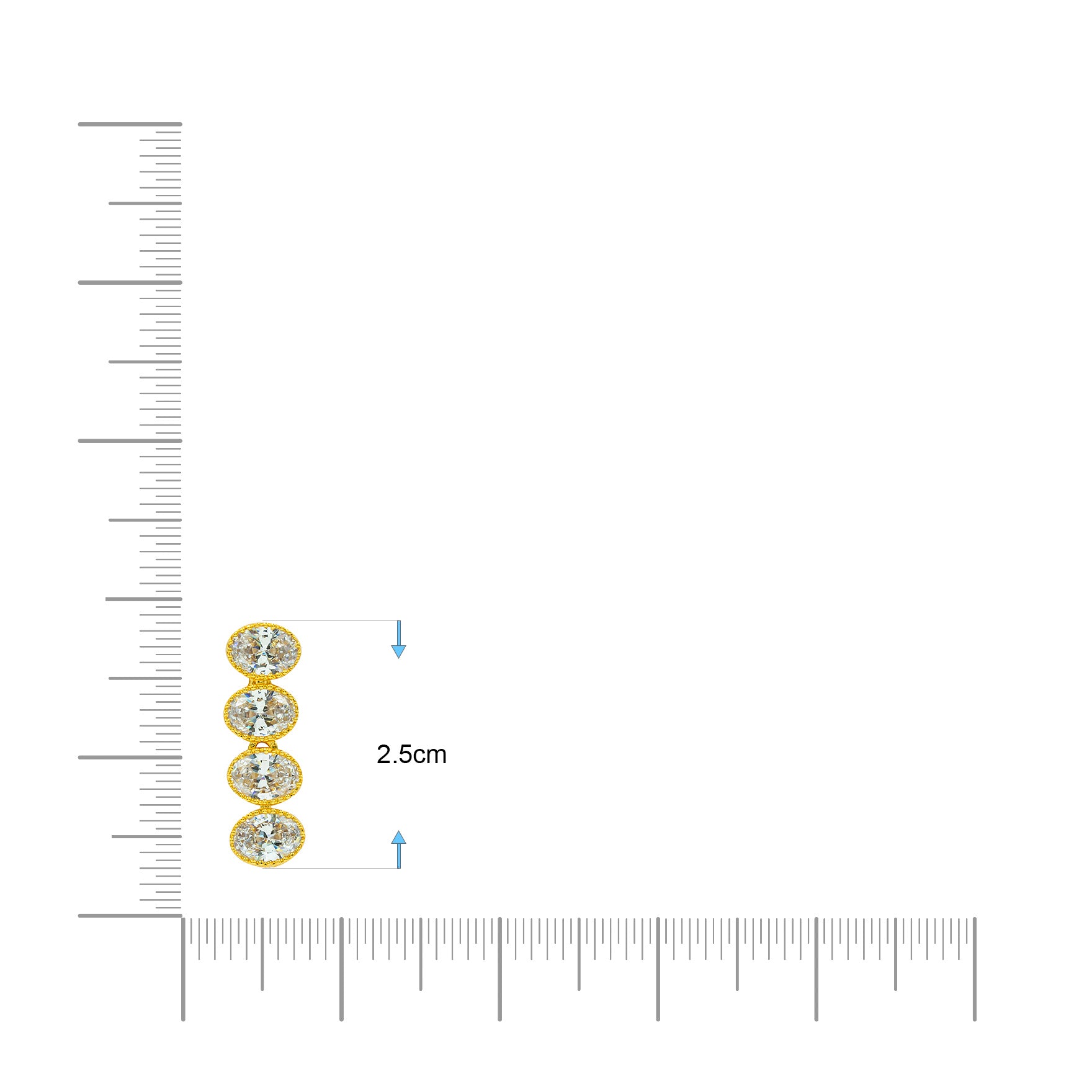 Stone Necklace with Stud PMSNS28W-007, PMSHST43W-022