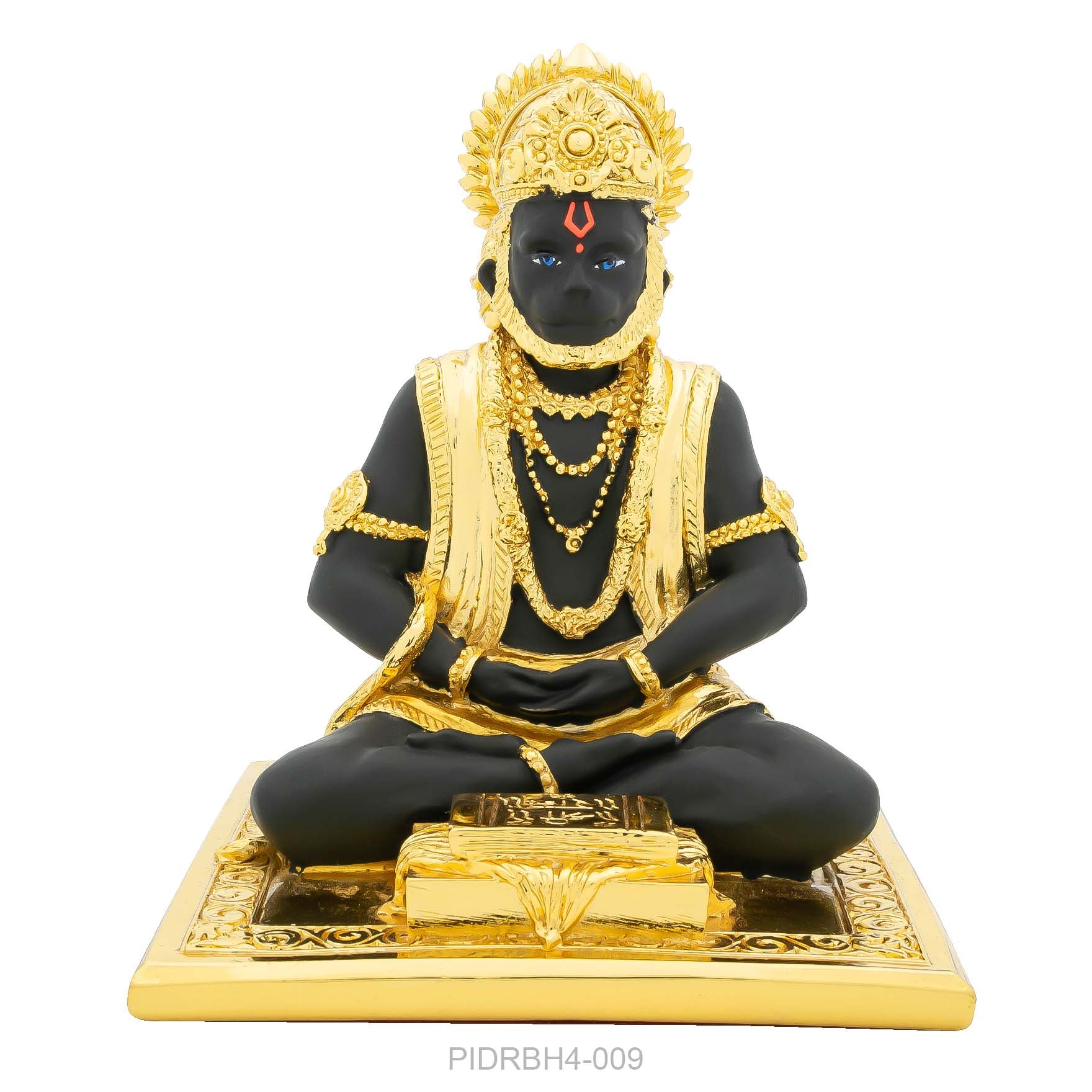 Sant Shirdi Sai Baba Idol – Gold Layered Temple Style Figurine – Hindu Spiritual Statue – Pooja & Home Décor | PIDRBH4-009
