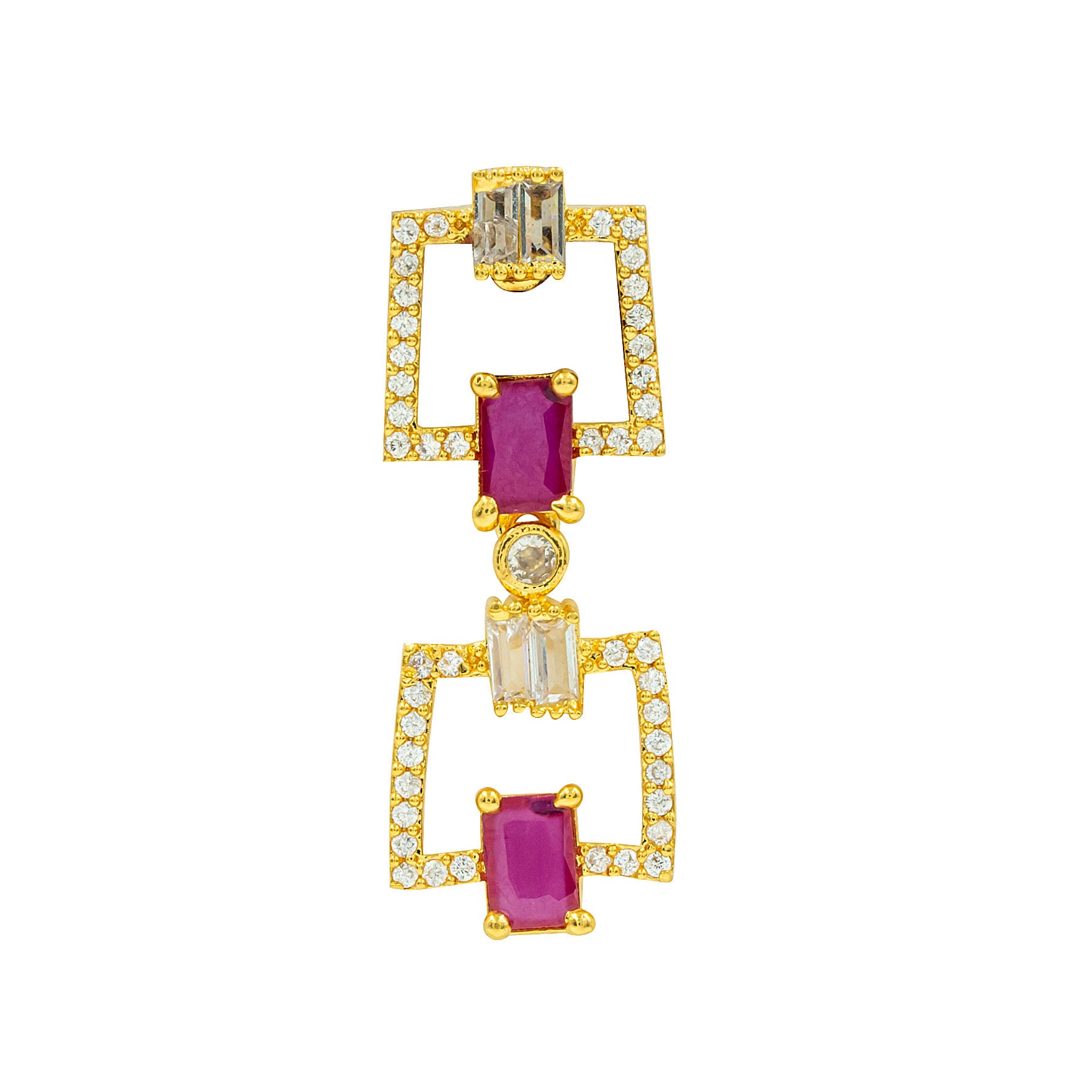 Stone Necklace with Stud PMSNS8WR-007,PMSHST2WR-022