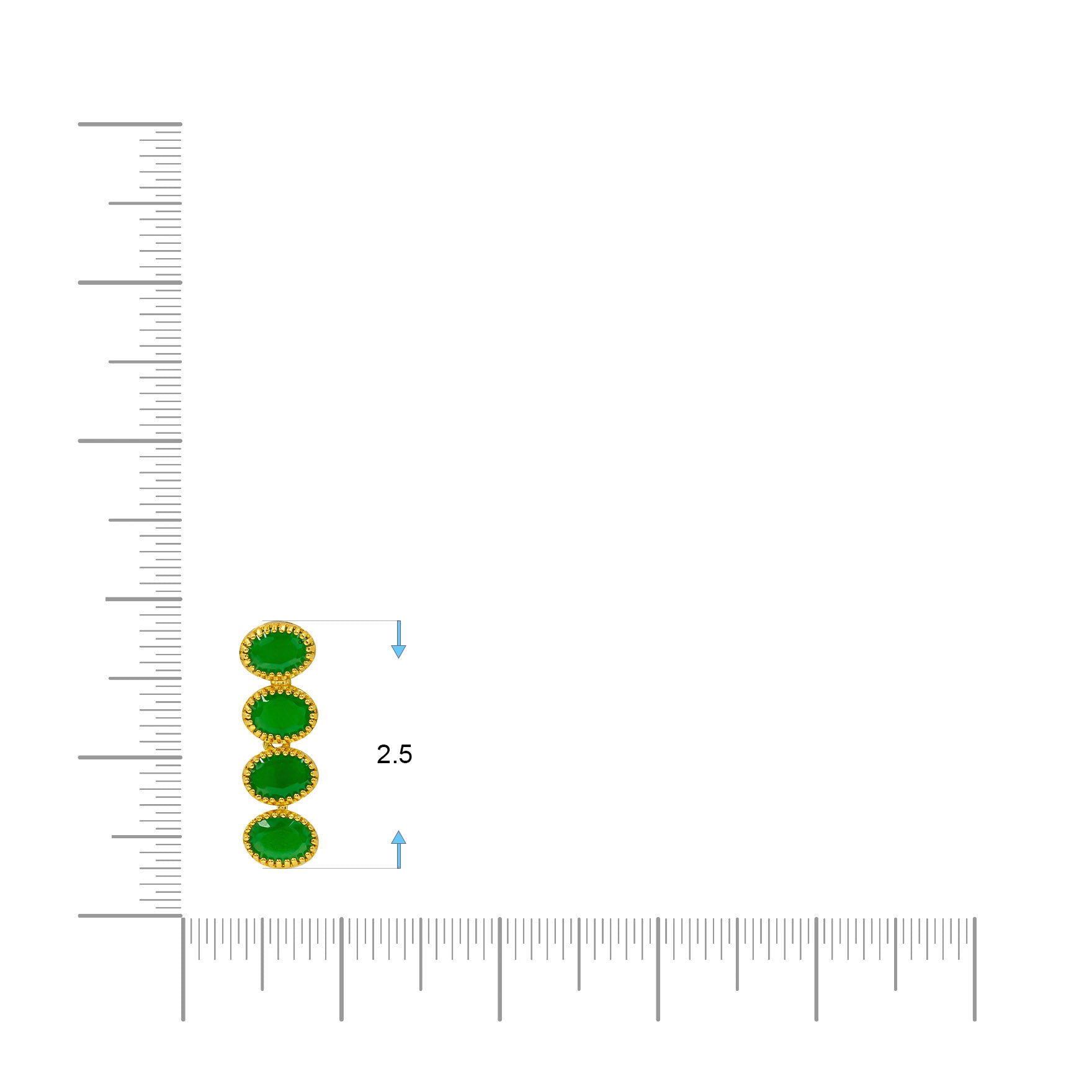 Stone Necklace with Stud PMSNS28G-007,PMSHST43G-022