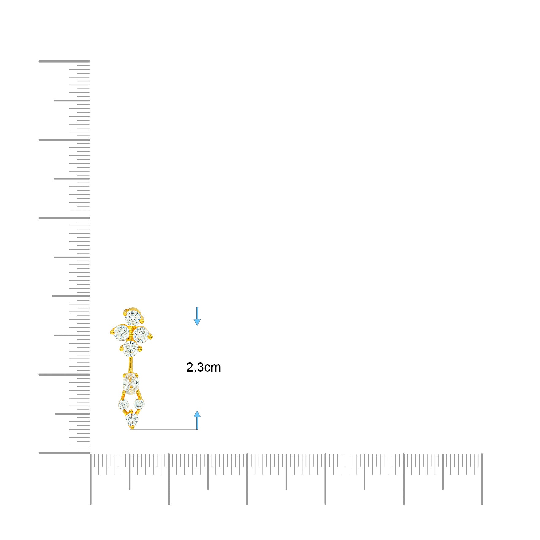 Stone Necklace with Stud PMSNS31W-007,PMSHST7W-022