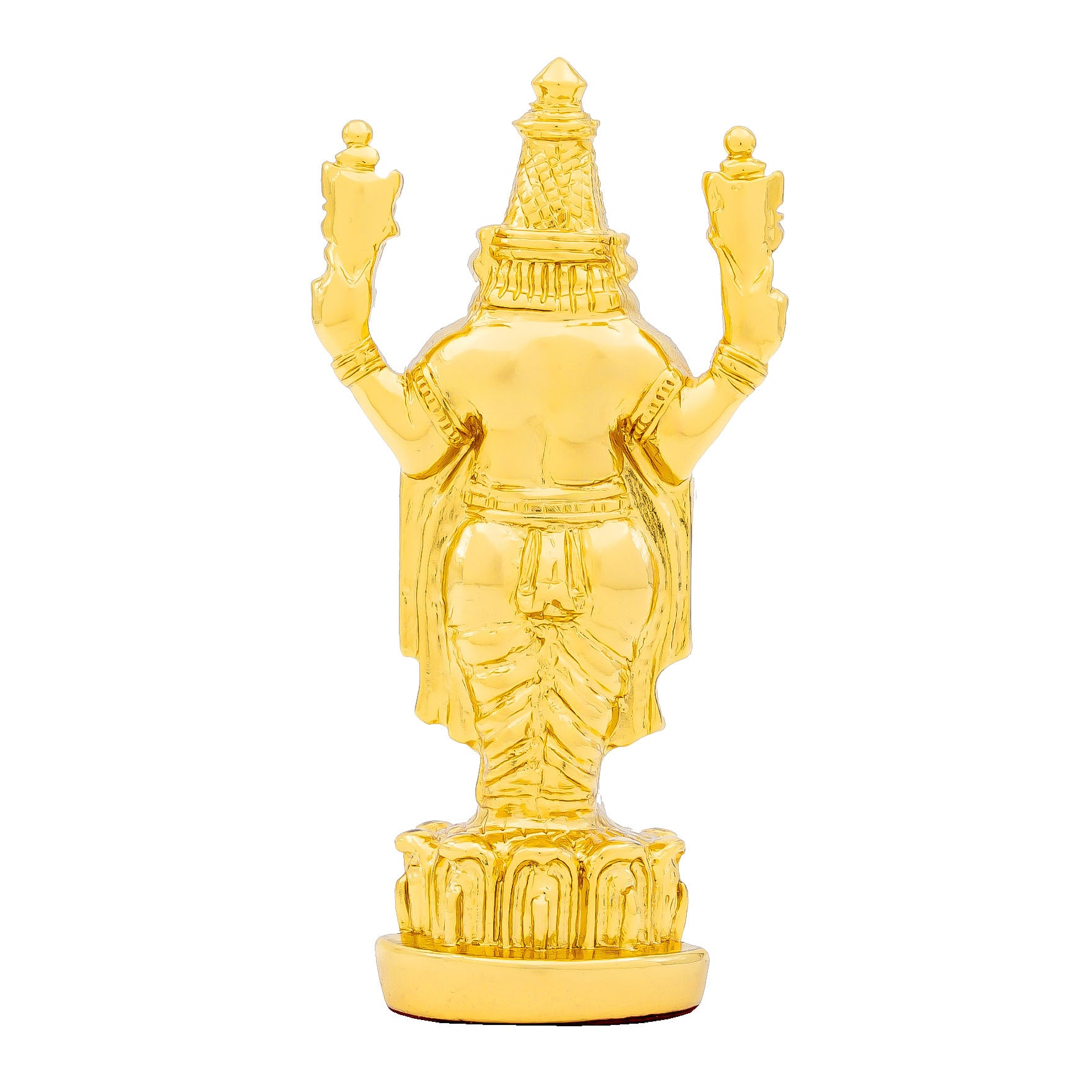 Lord Venkateswara Idol – Temple Style Figurine with Stones – Tirupati Balaji Murti (Hindu Spiritual Statue) – Pooja & Home Décor | PIDRGT15-003