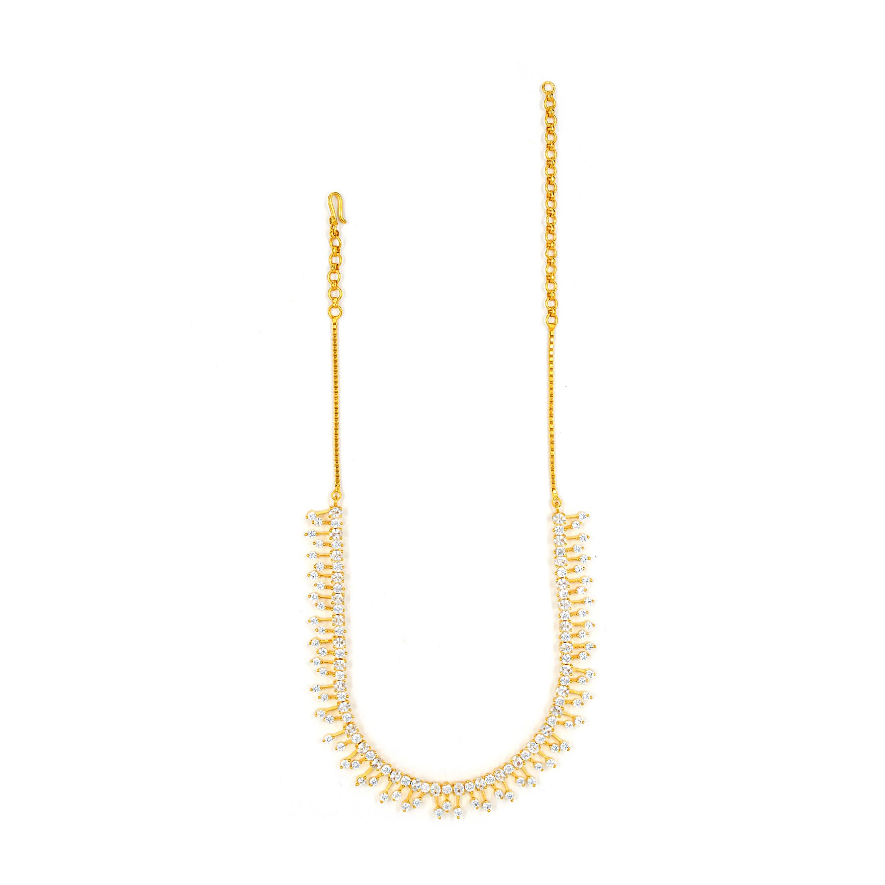 Stone Necklace with Stud PMSNS31W-007,PMSHST7W-022