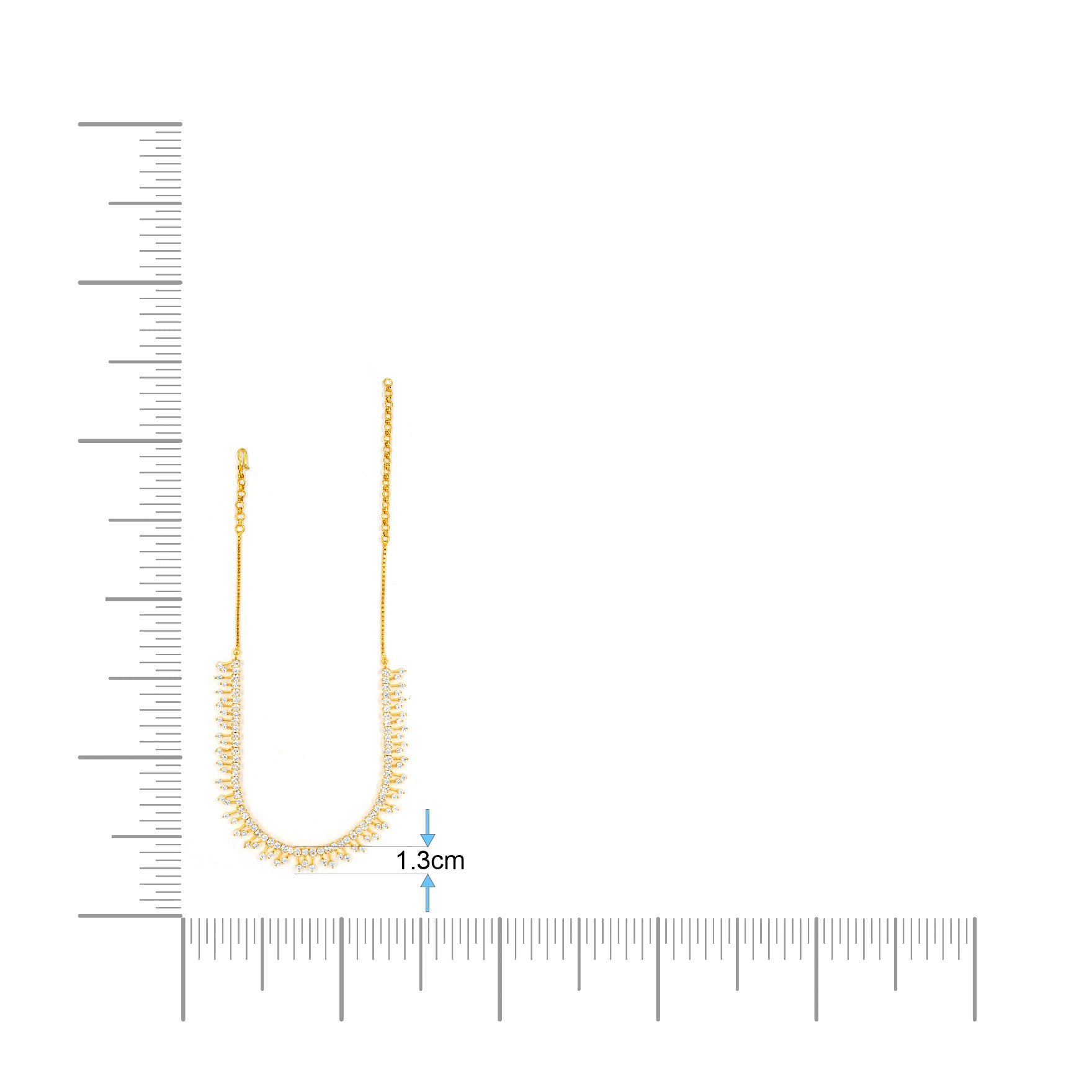 Stone Necklace with Stud PMSNS31W-007,PMSHST7W-022