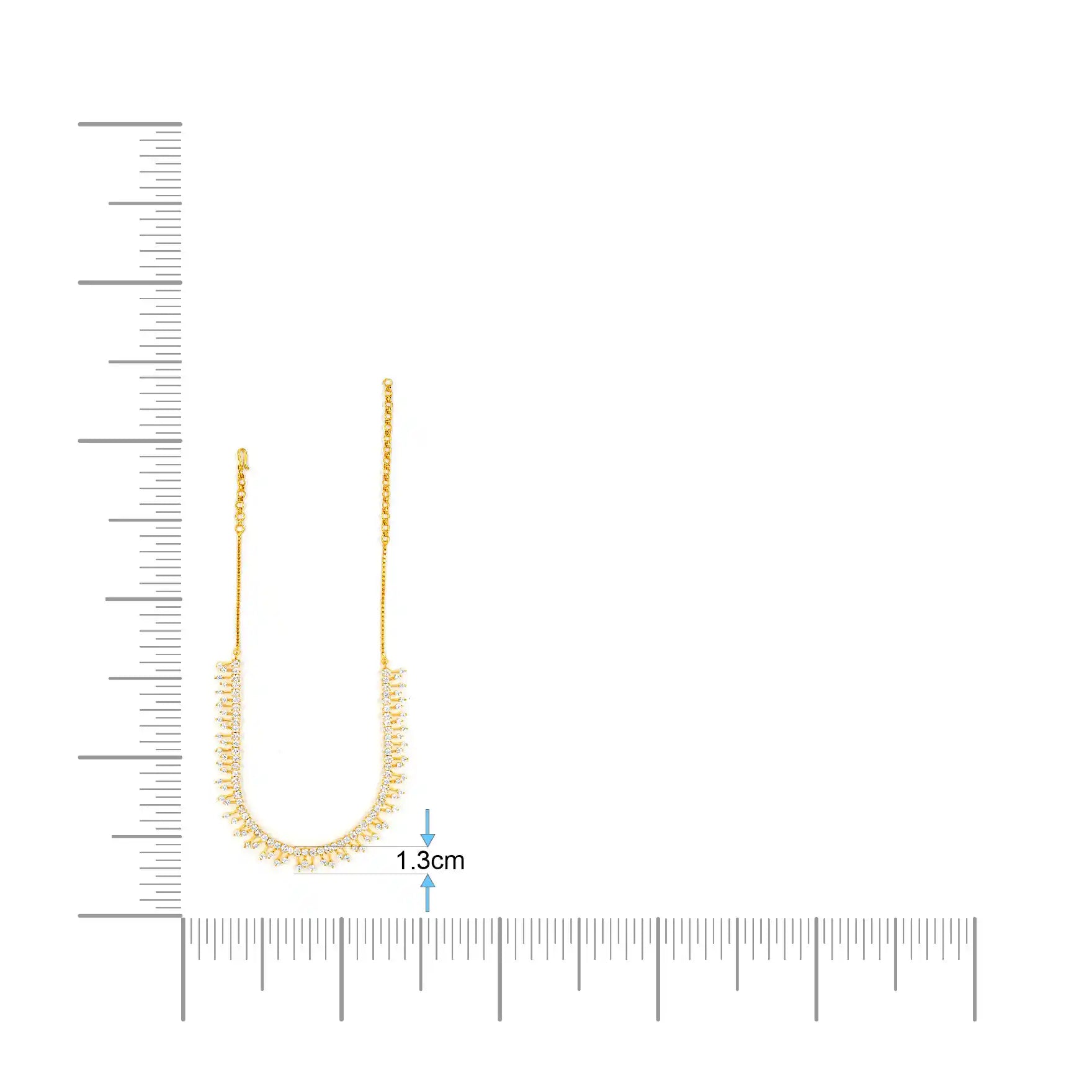 Stone Necklace with Stud PMSNS31W-007,PMSHST7W-022