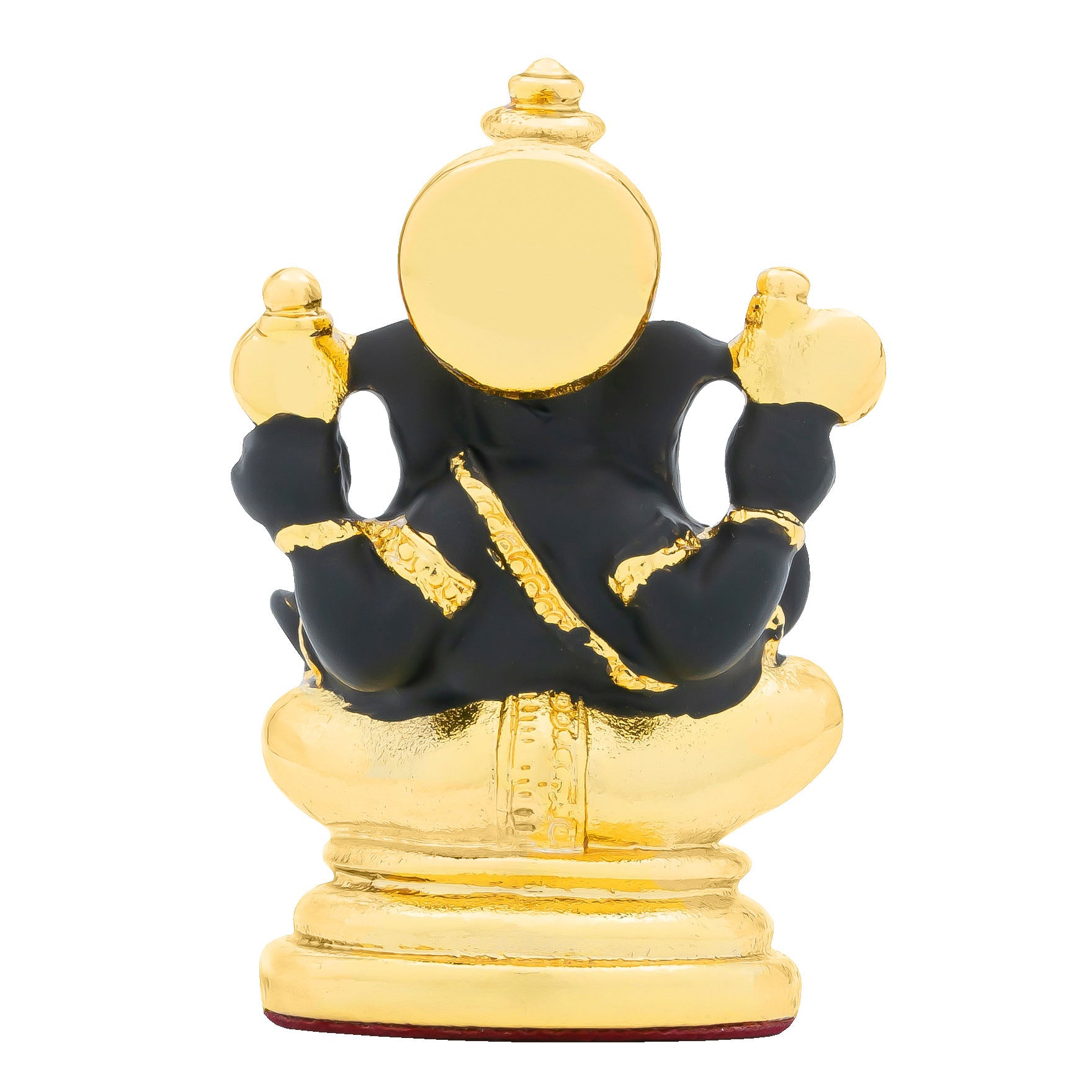 Lord Ganesha Idol – Gold Layered Figurine – Ganapati Murti (Hindu Spiritual Statue) – Pooja & Home Décor | PIDRBG56-011