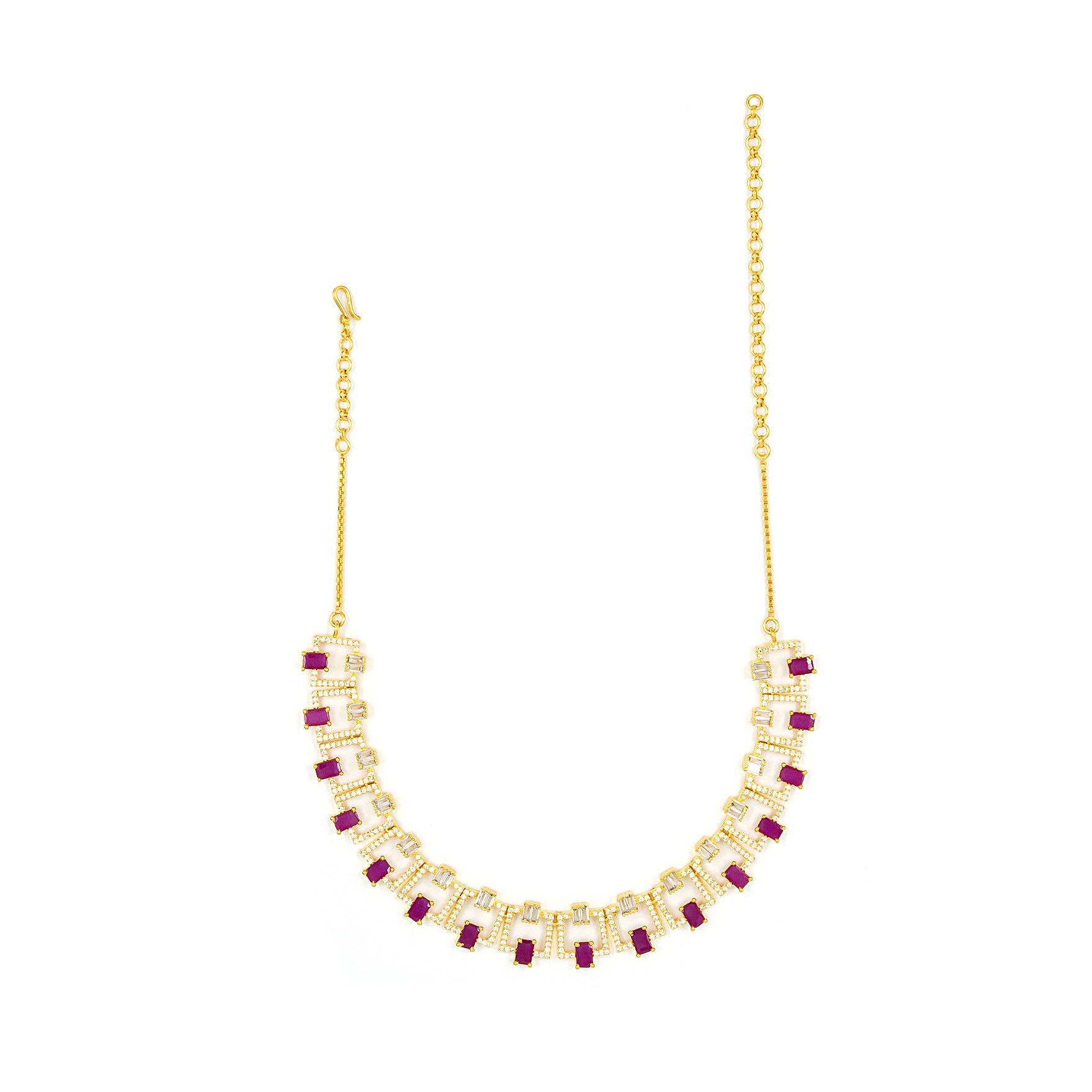 Stone Necklace with Stud PMSNS8WR-007,PMSHST2WR-022