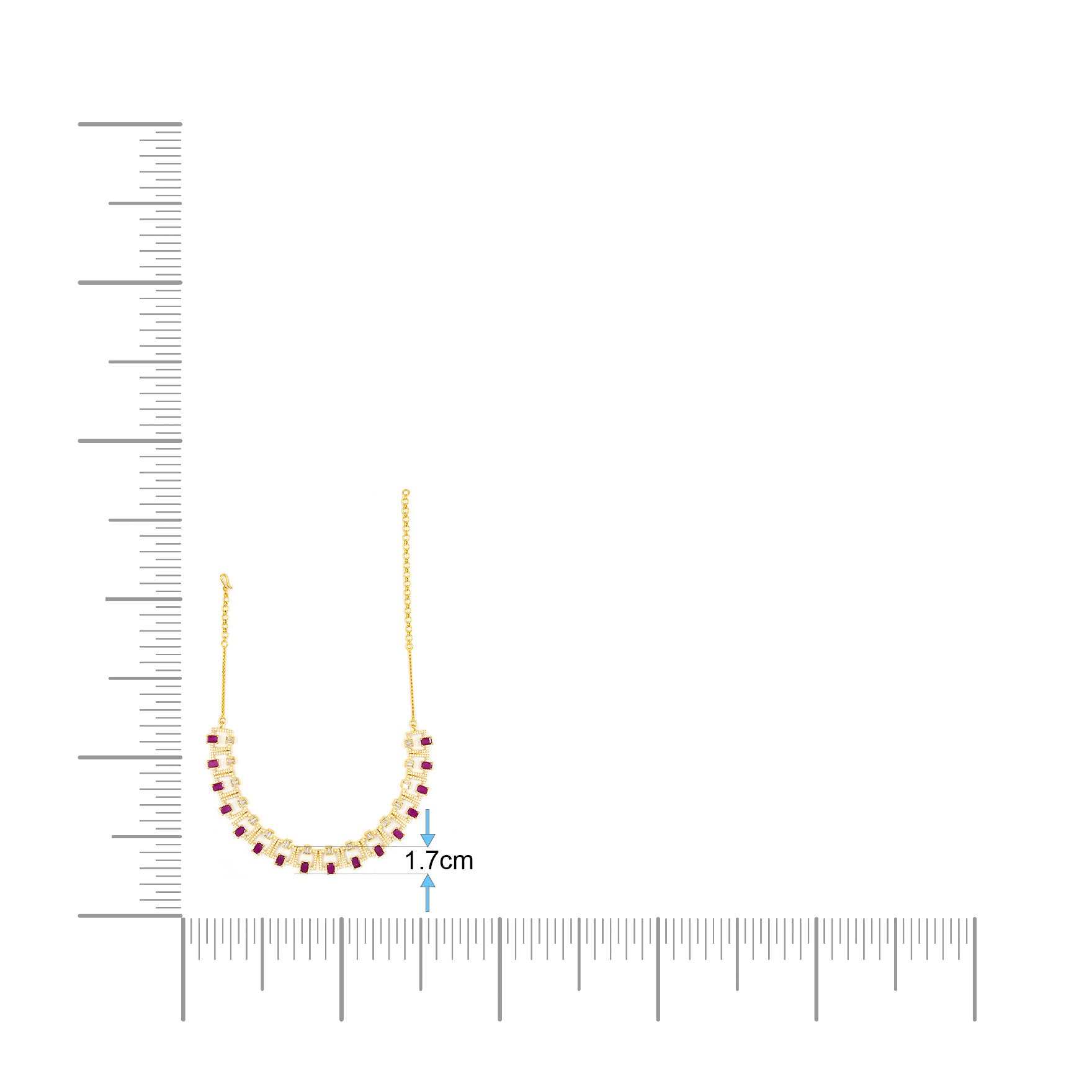 Stone Necklace with Stud PMSNS8WR-007,PMSHST2WR-022