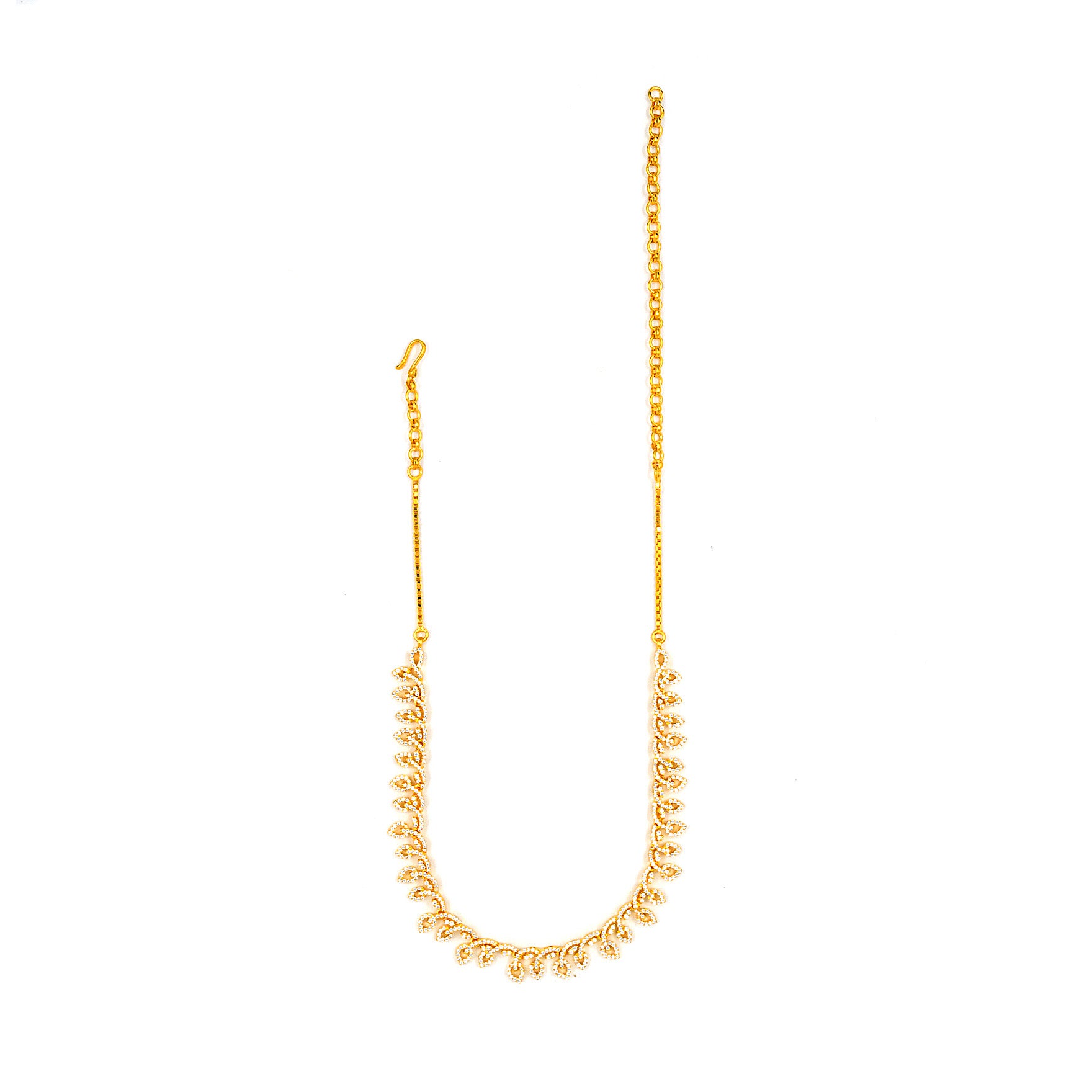 Stone Necklace with Stud PMSNS29W-007,PMSHST44W-022