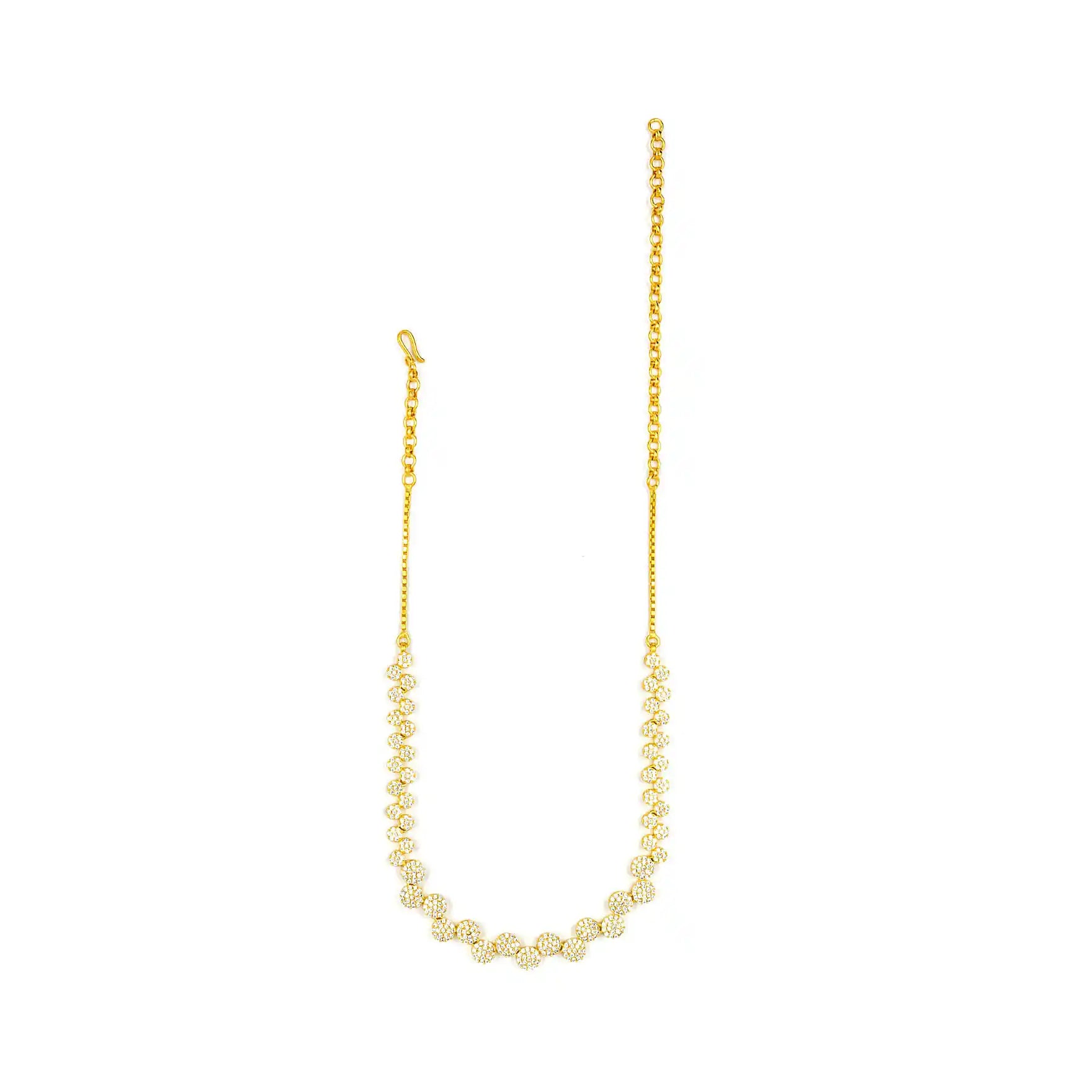Stone Necklace with Stud PMSNS30W-007,PMSHST54W-052