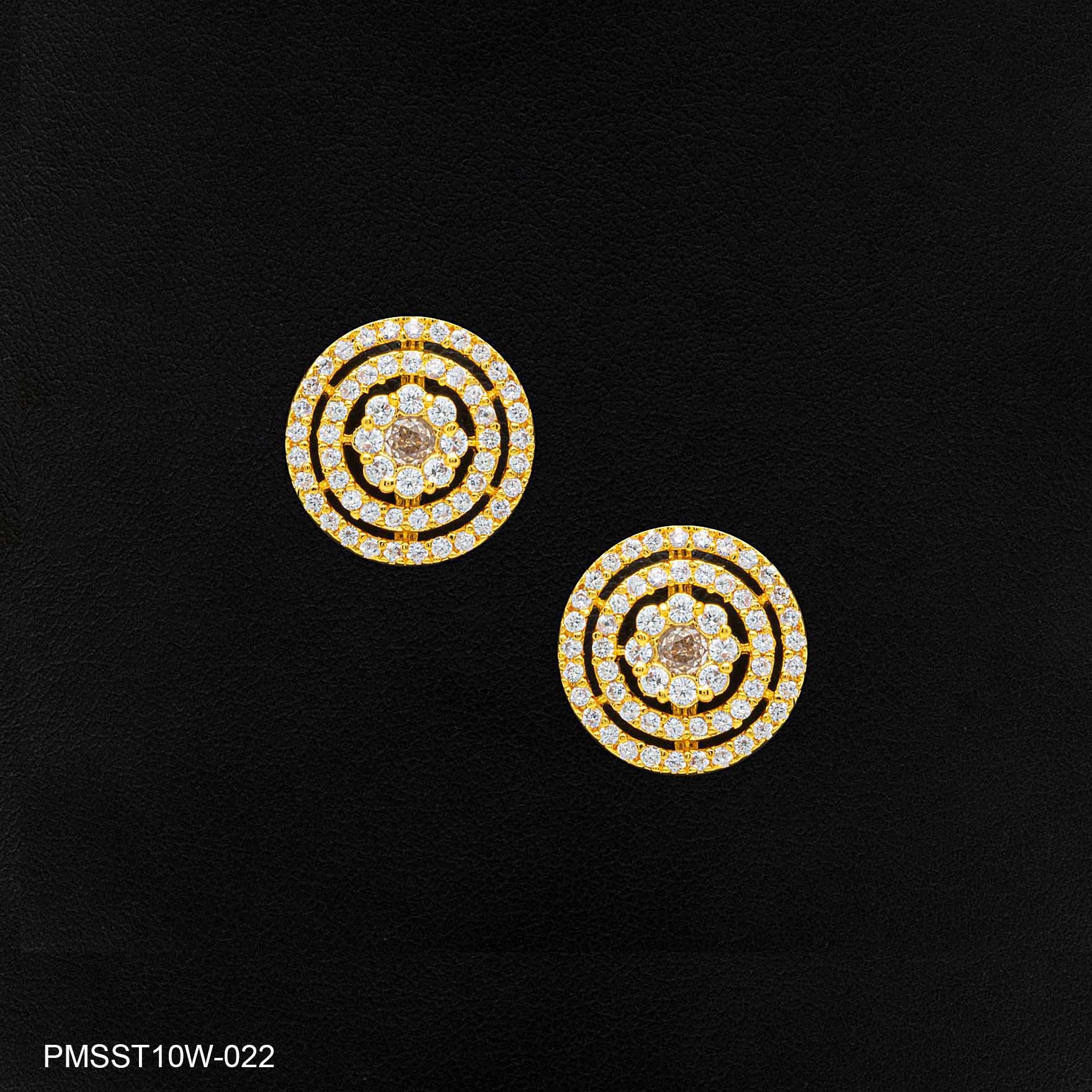 Gold Plated Round Earrings for Women | Parakkat Jewels