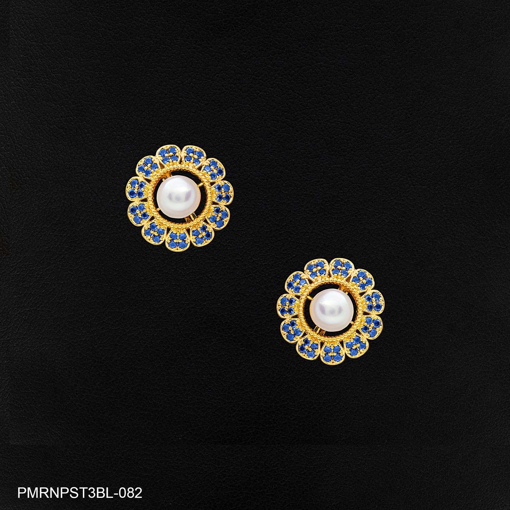 Shop Ratna Pearl Stone Stud Earrings Online | Parakkat Jewels