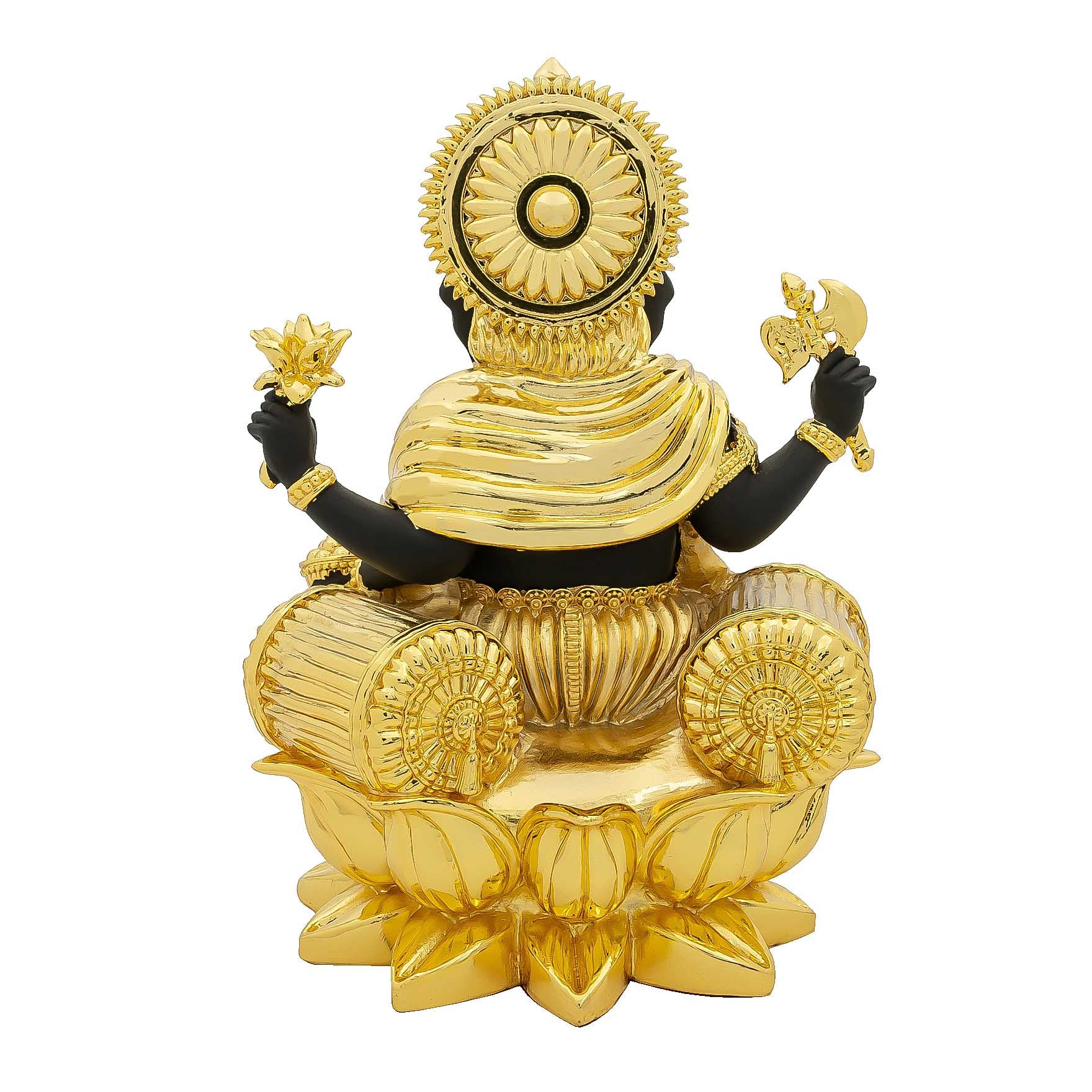 Lord Ganesha Idol – Temple Style Figurine – Ganapati Murti (Hindu Spiritual Statue) – Pooja & Home Décor | PIDRBG45-0081