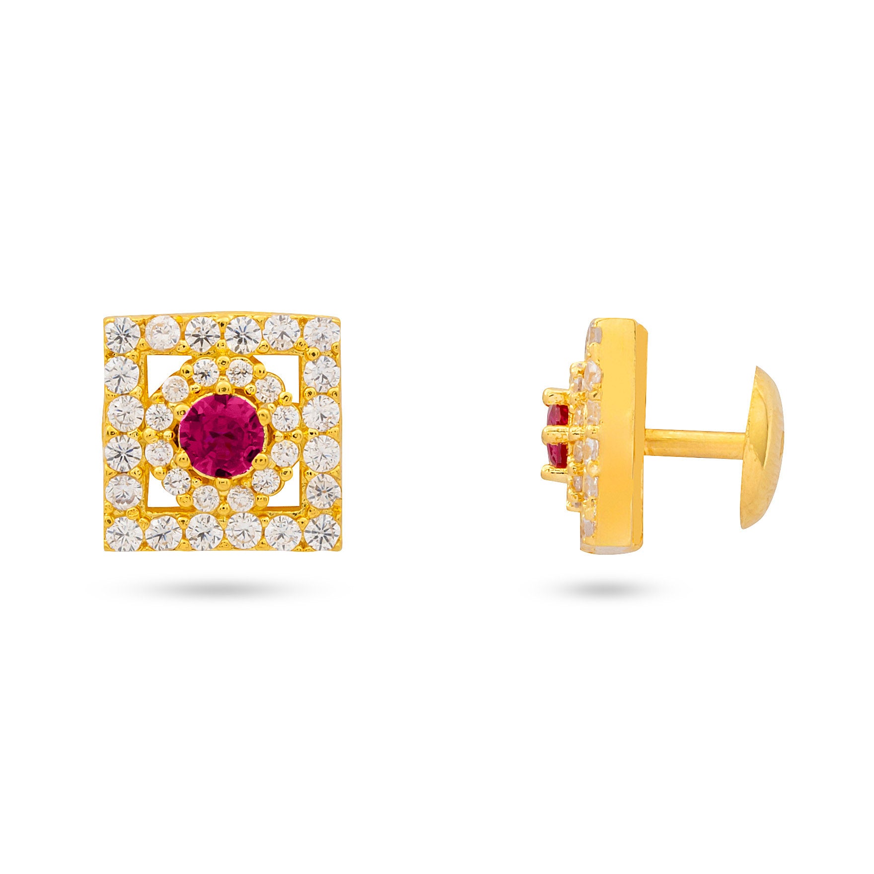 One gm Gold Plated Earrings Design Collection | Parakkat Jewels