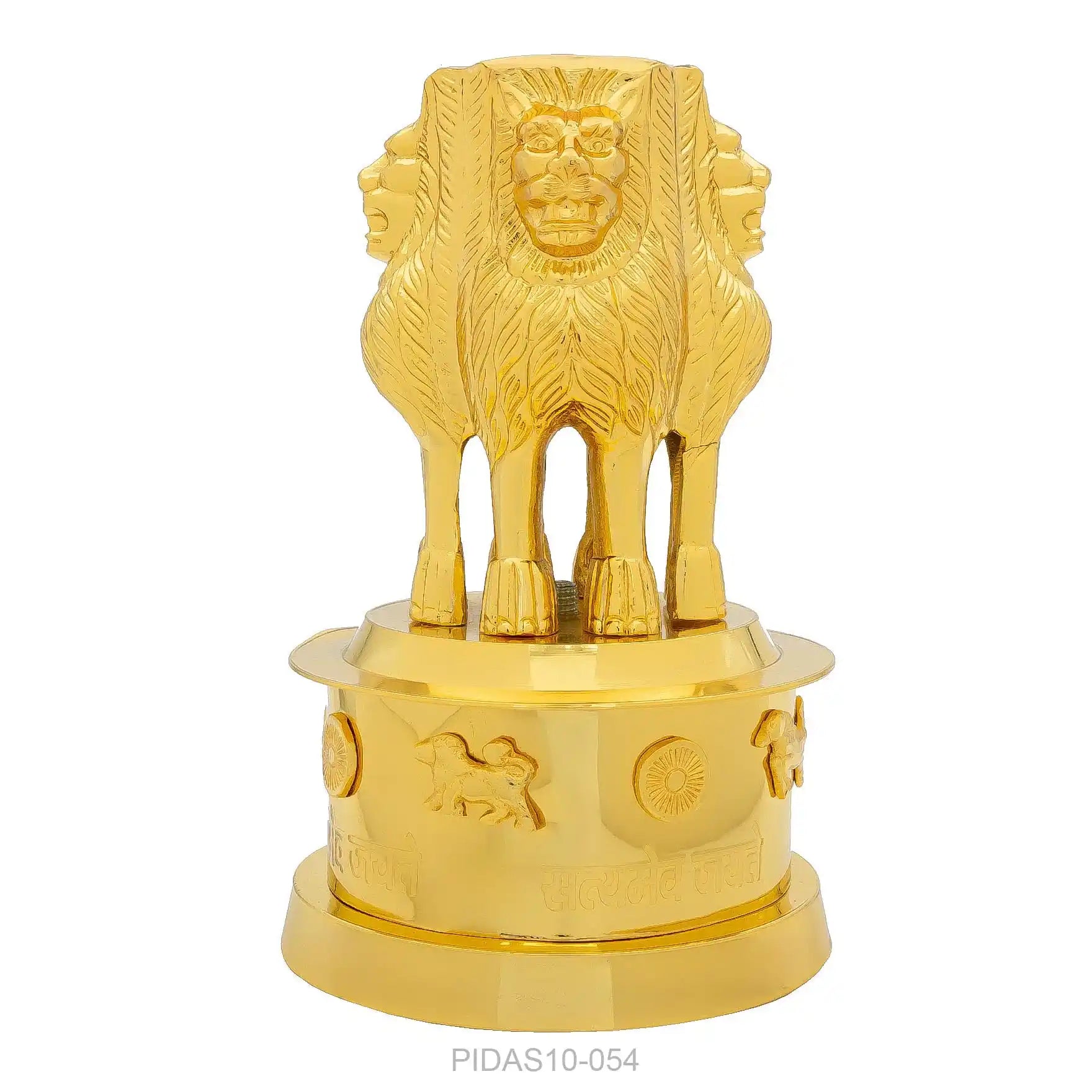 Ashoka Pillar Figurine – National Emblem of India – Decorative Showpiece – Office & Home Décor | PIDAS10-054