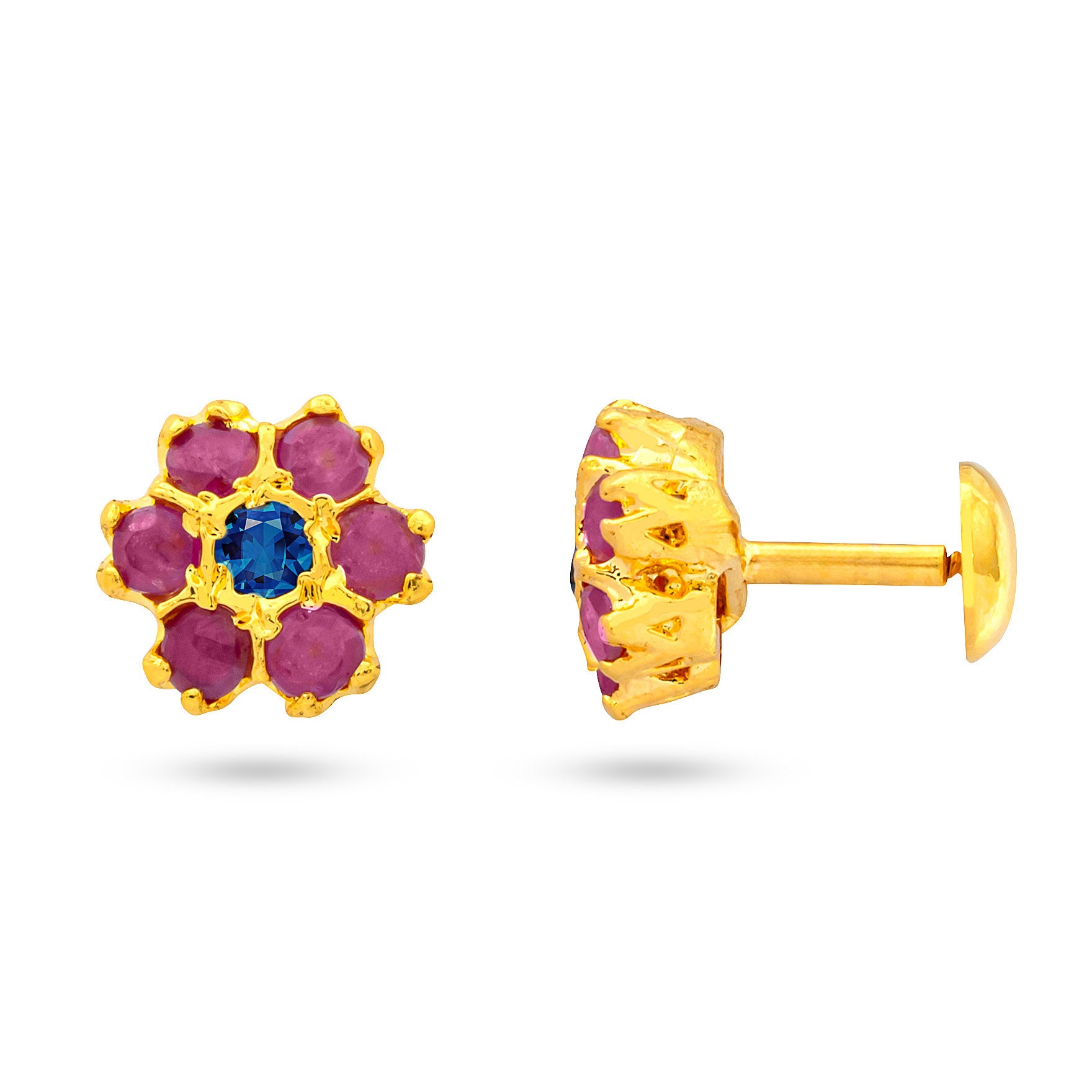 Buy Gold Plated Small Earrings for Women | Parakkat Jewels