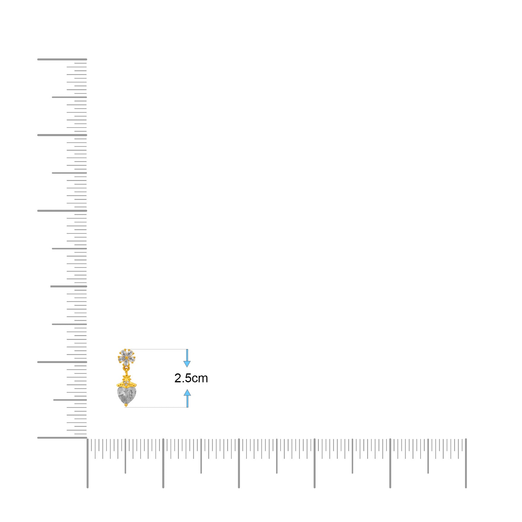 Shop 1 Gram Gold Plated Hanging Earrings | Parakkat Jewels