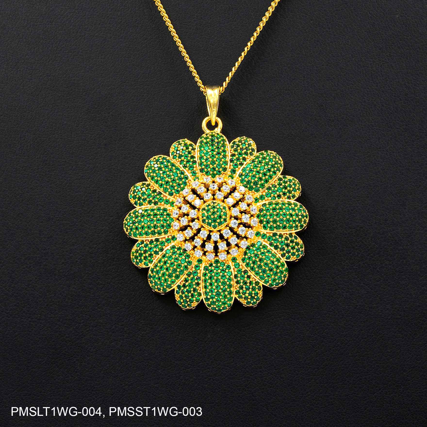 STONE PENDANT WITH STUD PMSLT1WG-004, PMSST1WG-003