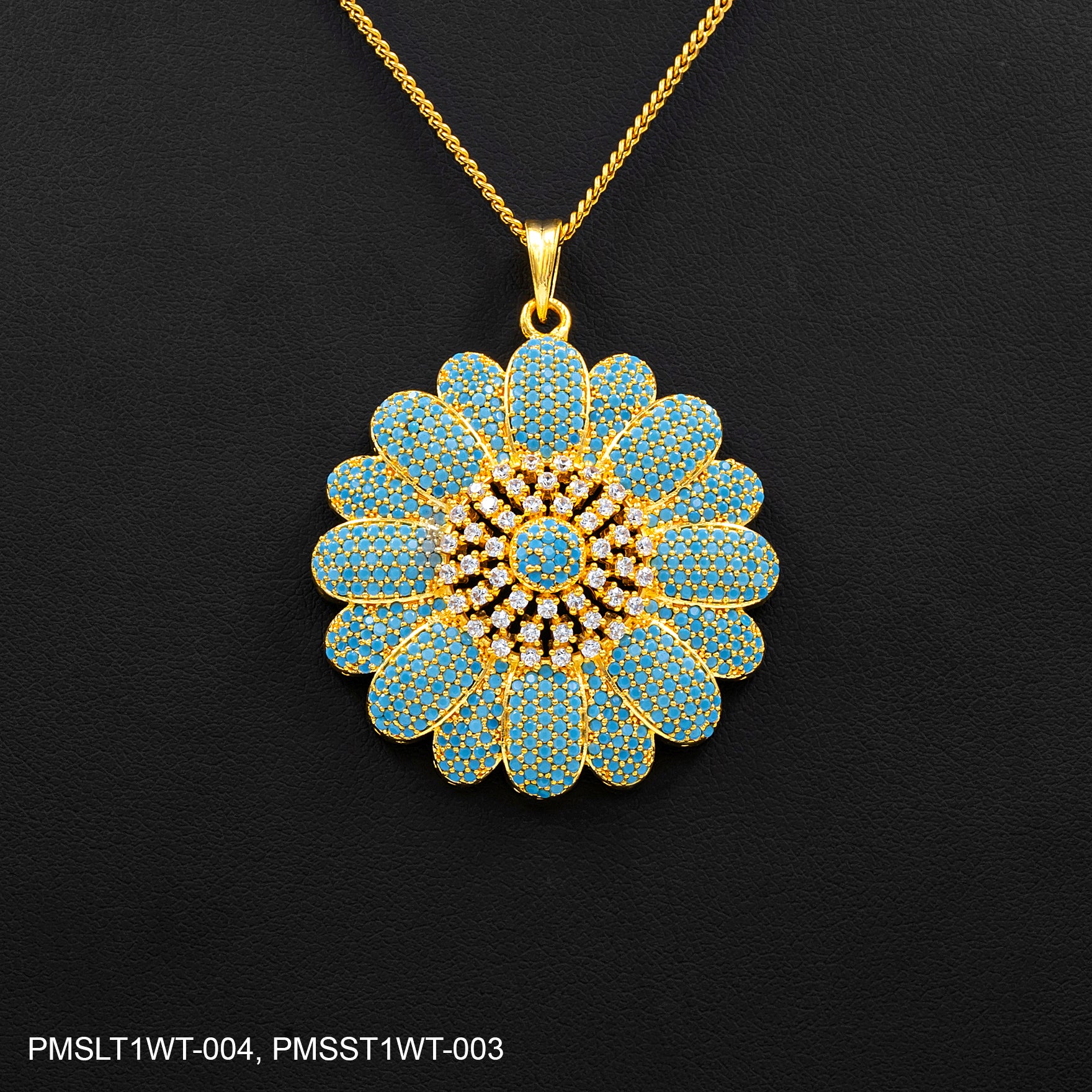 STONE PENDANT WITH STUD PMSLT1WT-004, PMSST1WT-003