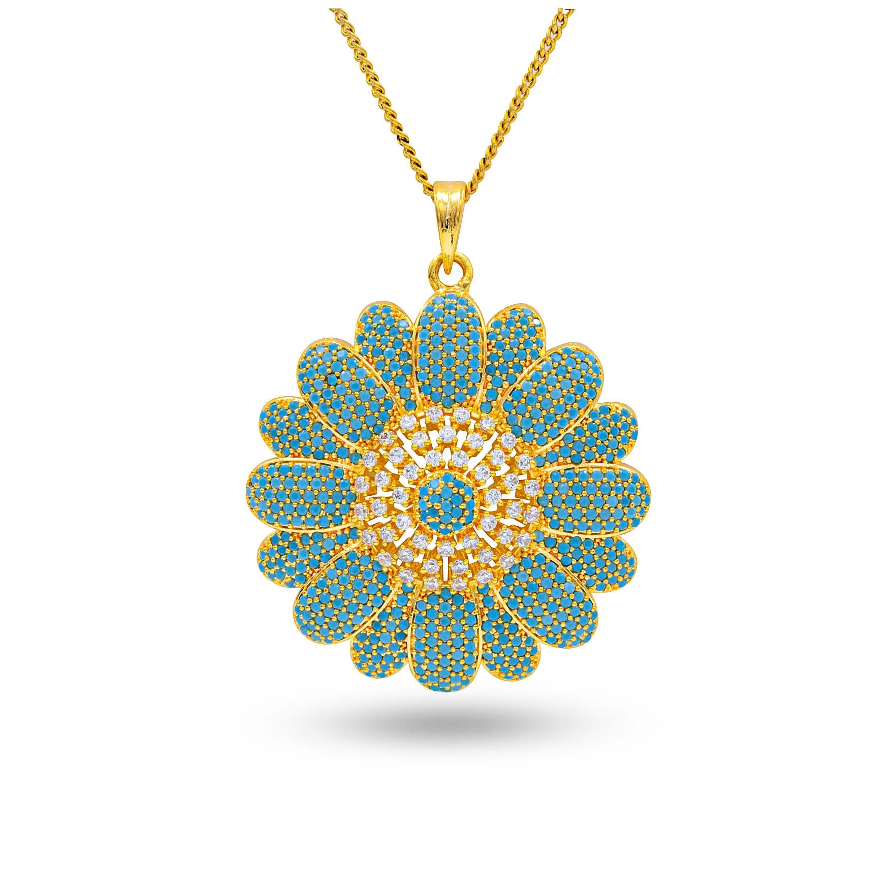 STONE PENDANT WITH STUD PMSLT1WT-004, PMSST1WT-003