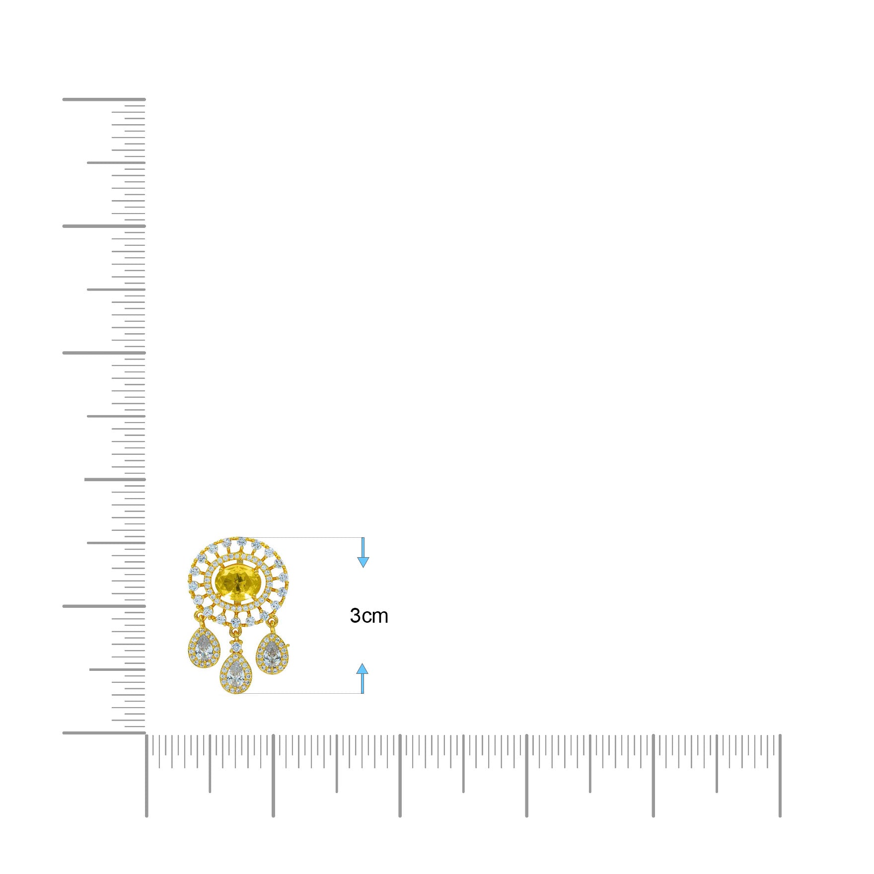 STONE PENDANT WITH STUD PMSLT5WY-003,PMSHT61WY-082