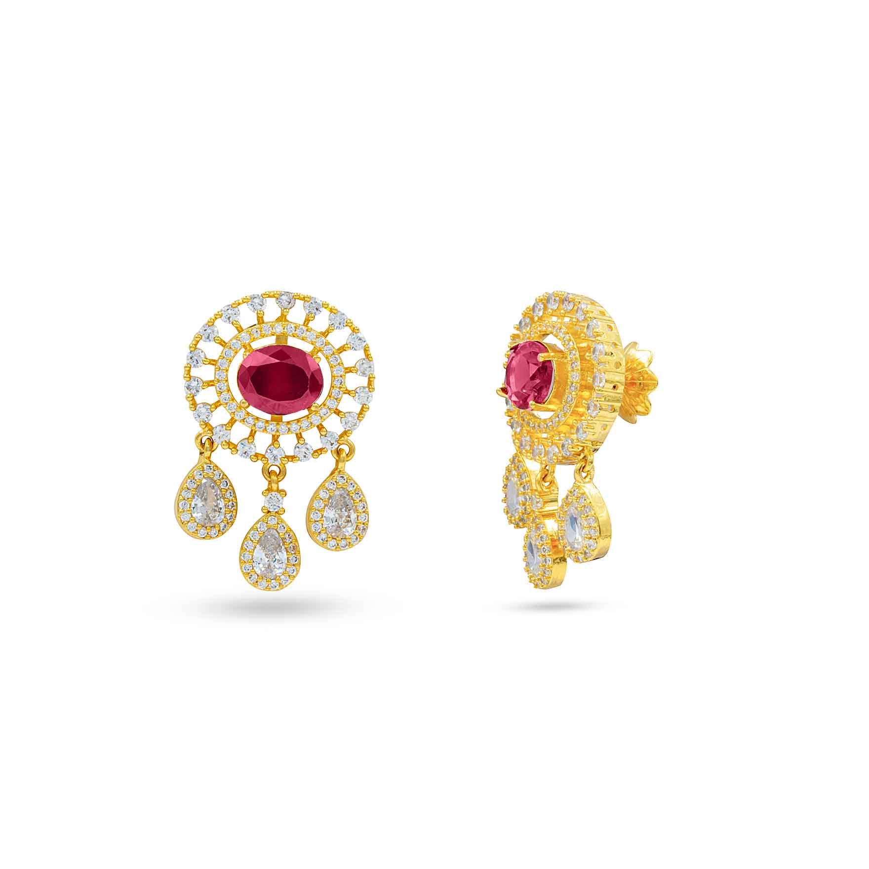 STONE PENDANT WITH STUD PMSLT5WR-003, PMSHST61WR-082